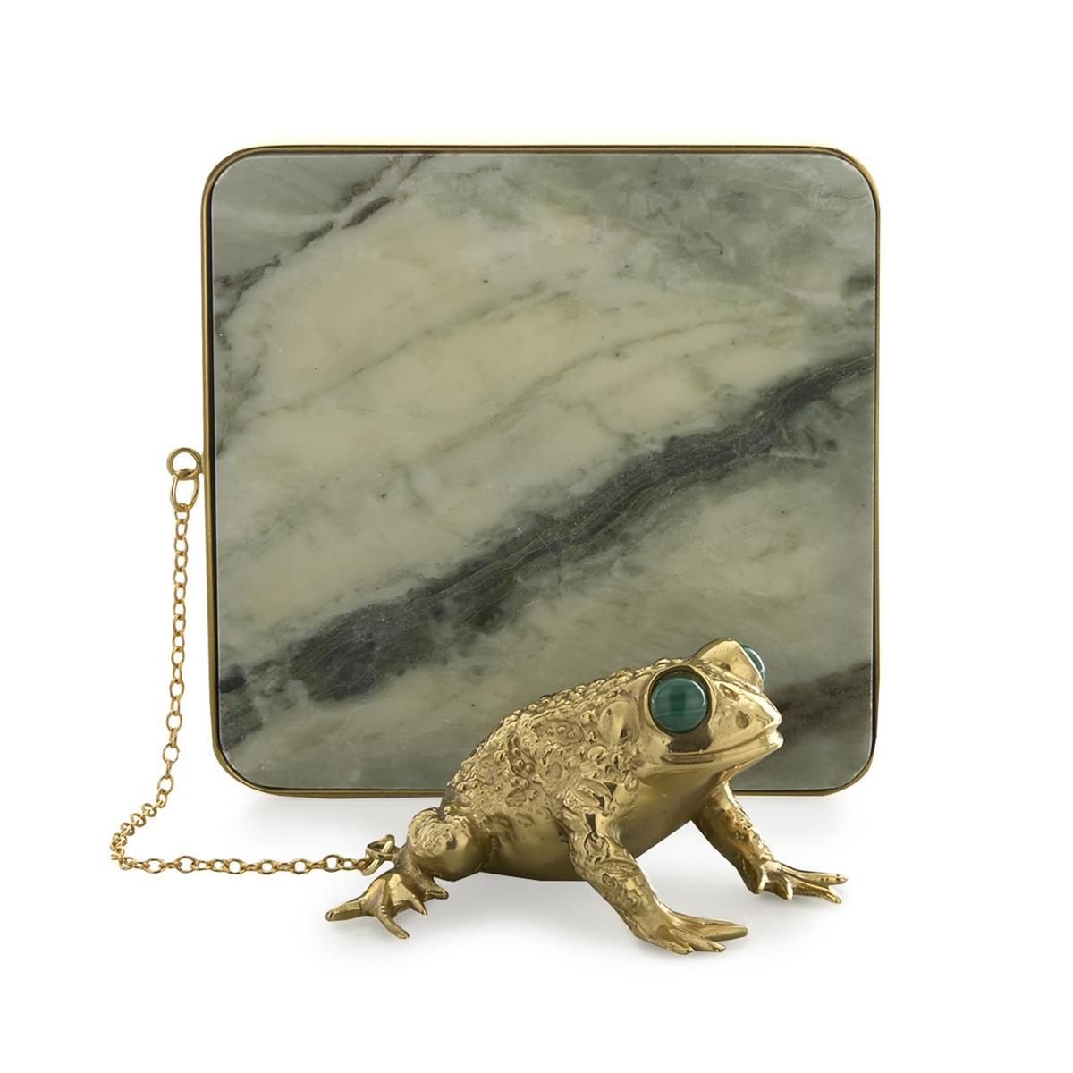Brass Frog Napkin Holder by John Richard | Sutter & Vale