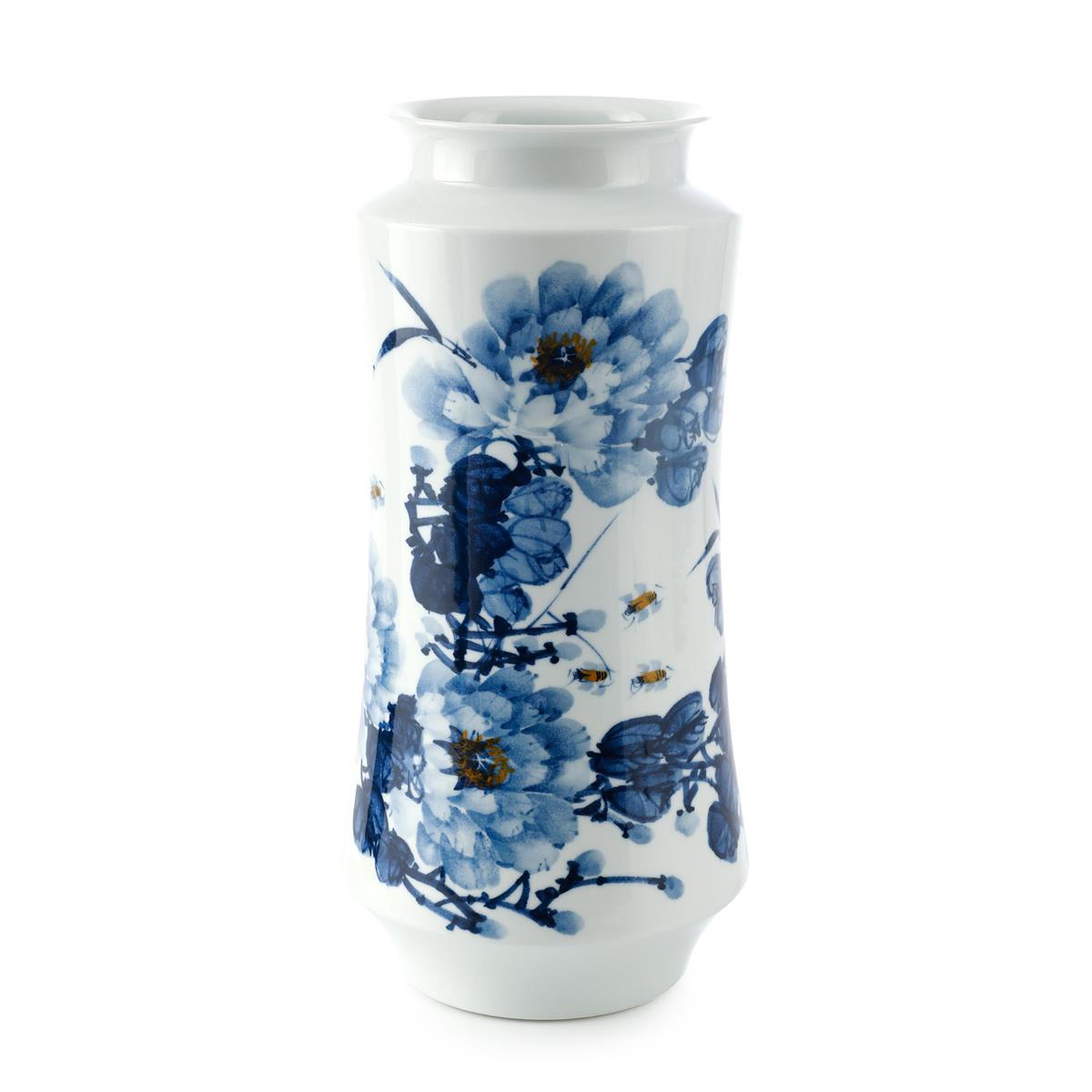 Blue Blossoms Vase – Art by John Richard | Sutter & Vale