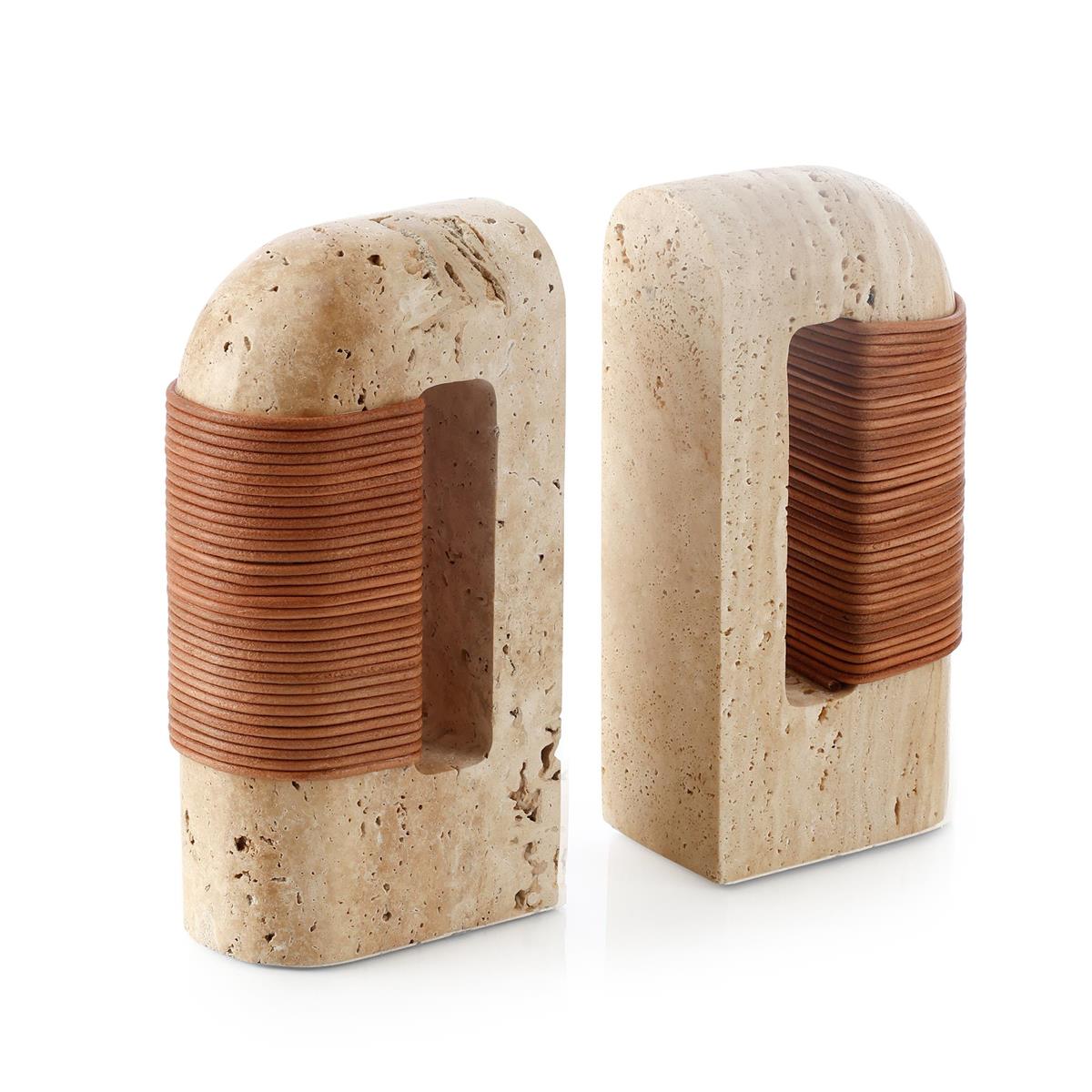 Tibur Bookends, Set of 2 – Art by John Richard | Sutter & Vale