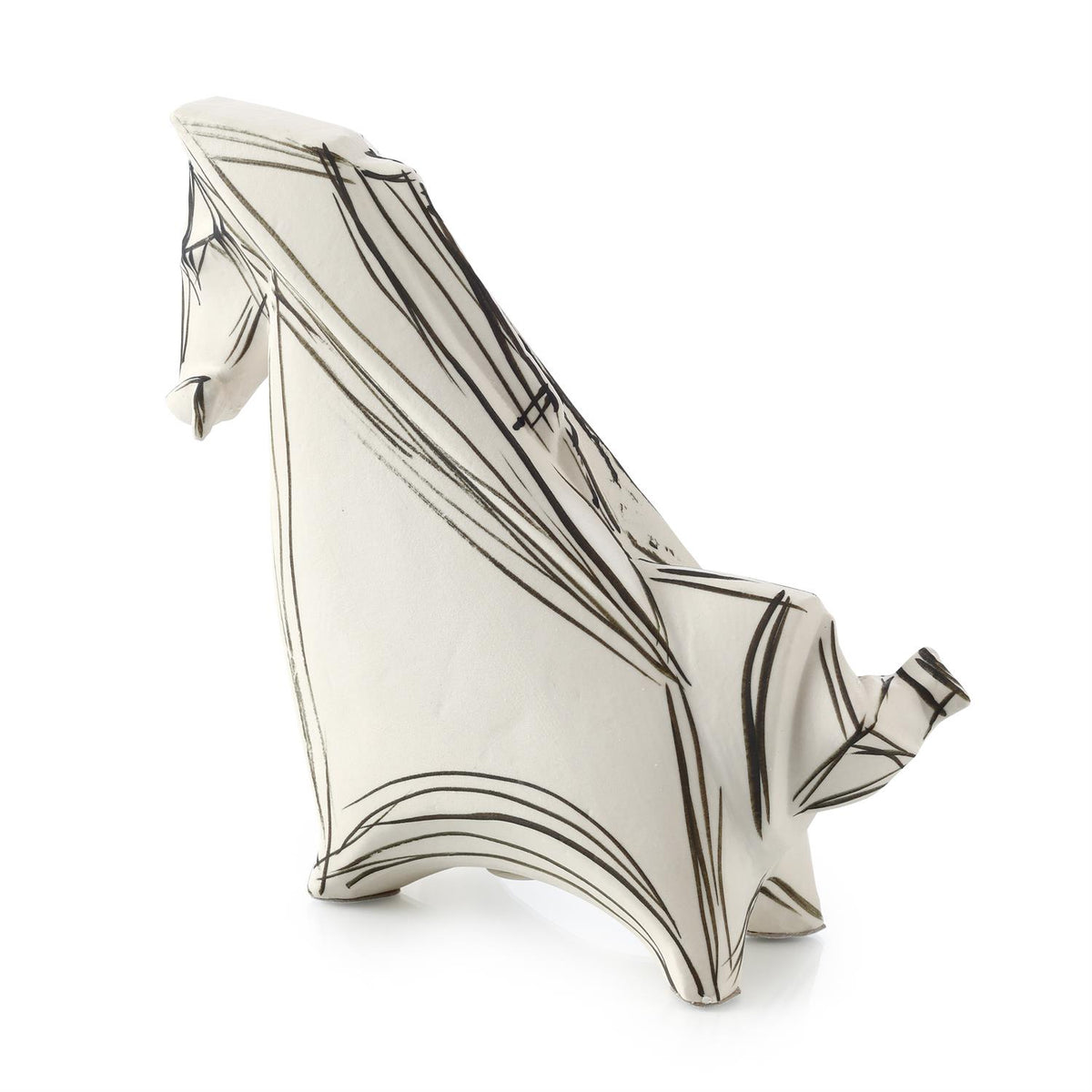 Sketched Horse Sculpture