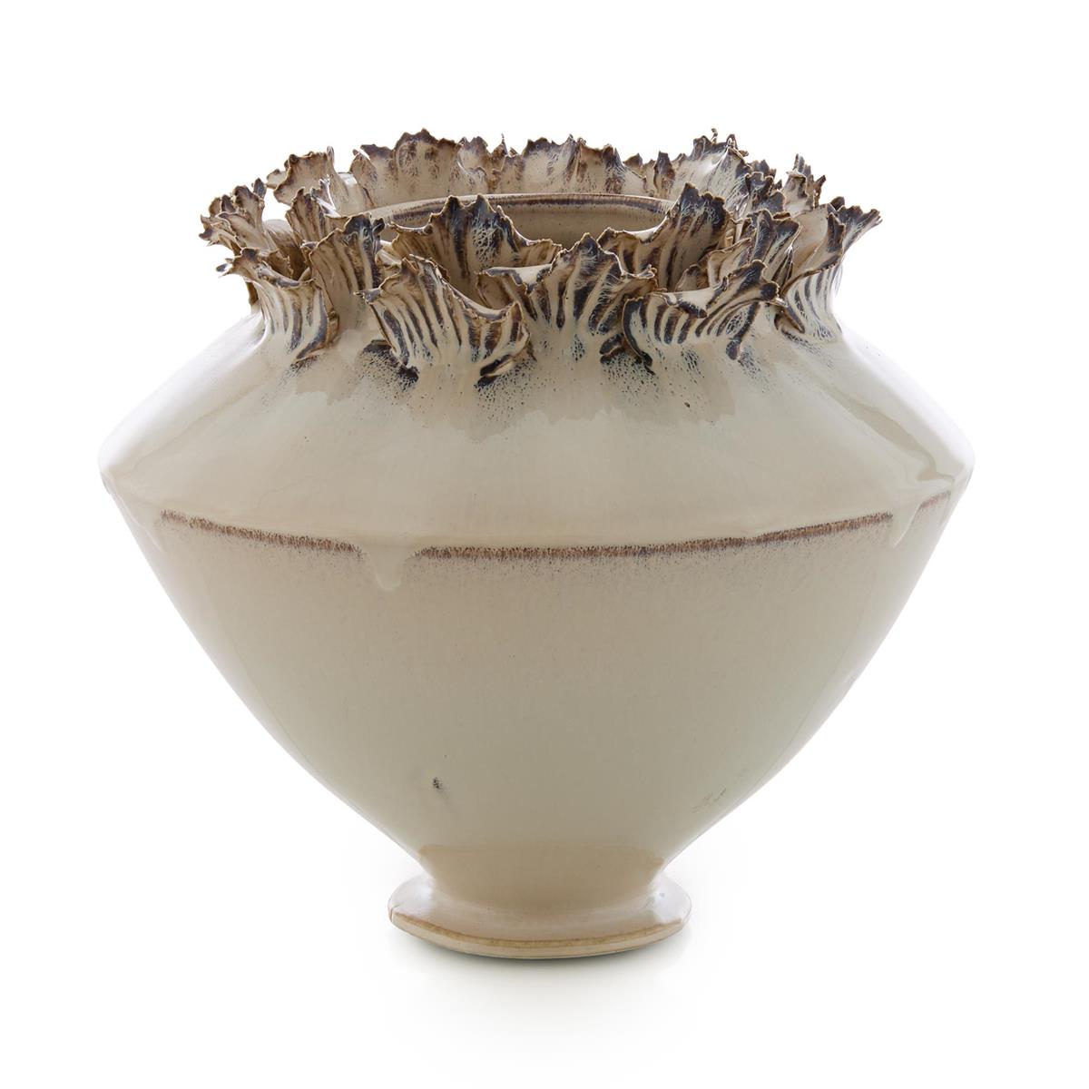 Porcelain Leaves Vase – Art by John Richard | Sutter & Vale