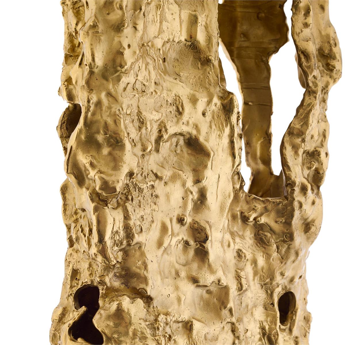 Brass Hollow Sculpture on Marble – Art by John Richard | Sutter & Vale