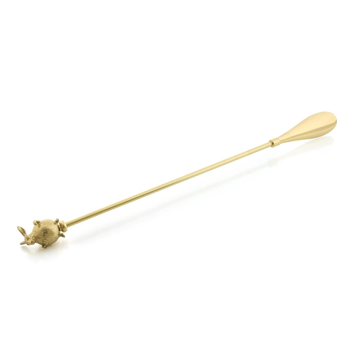 Brass Bunny Shoehorn – Art by John Richard | Sutter & Vale