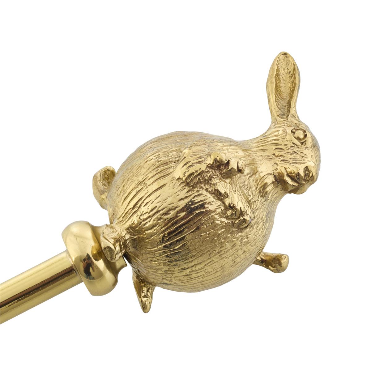 Brass Bunny Shoehorn – Art by John Richard | Sutter & Vale
