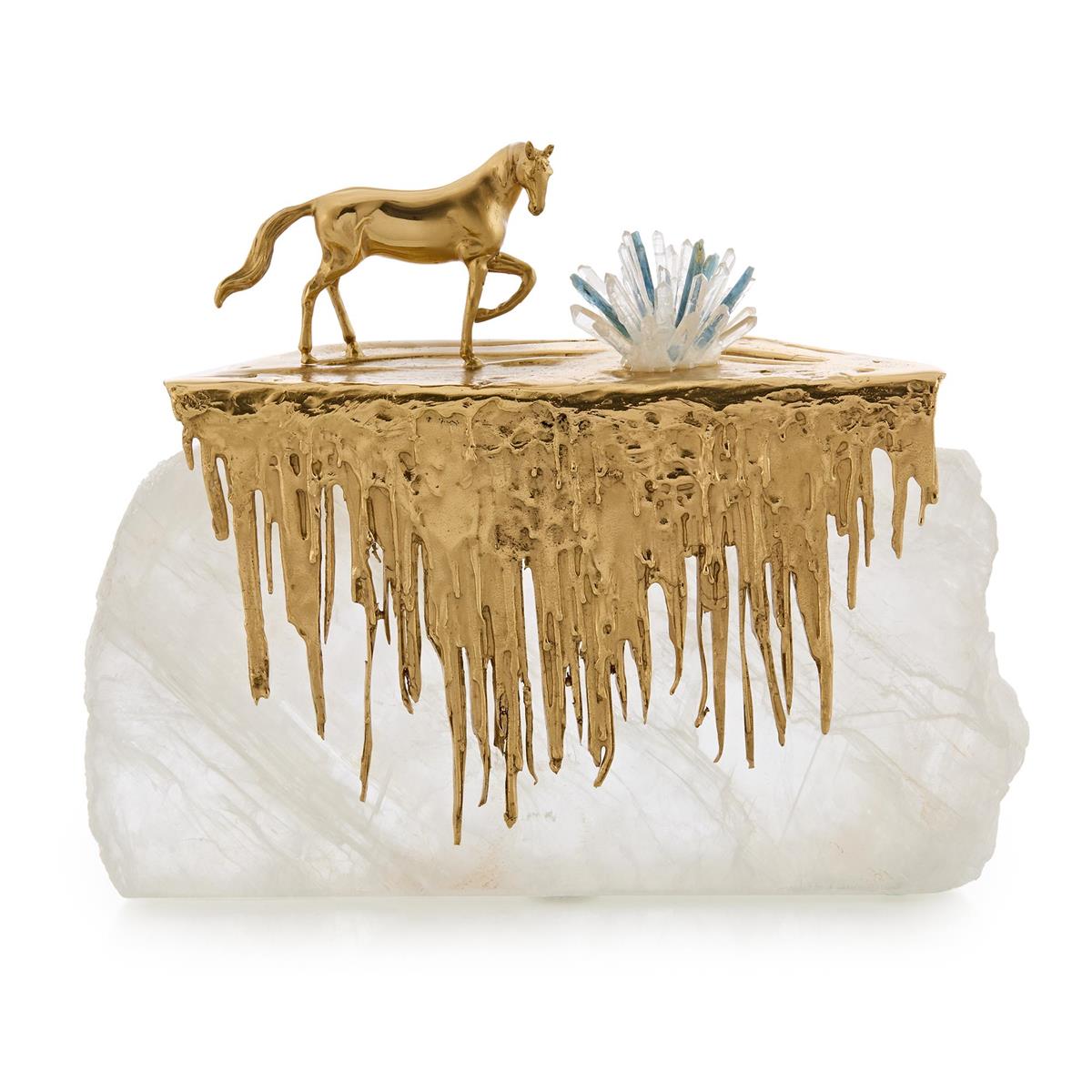 Prairie Sculpture on Selenite – Art by John Richard | Sutter & Vale
