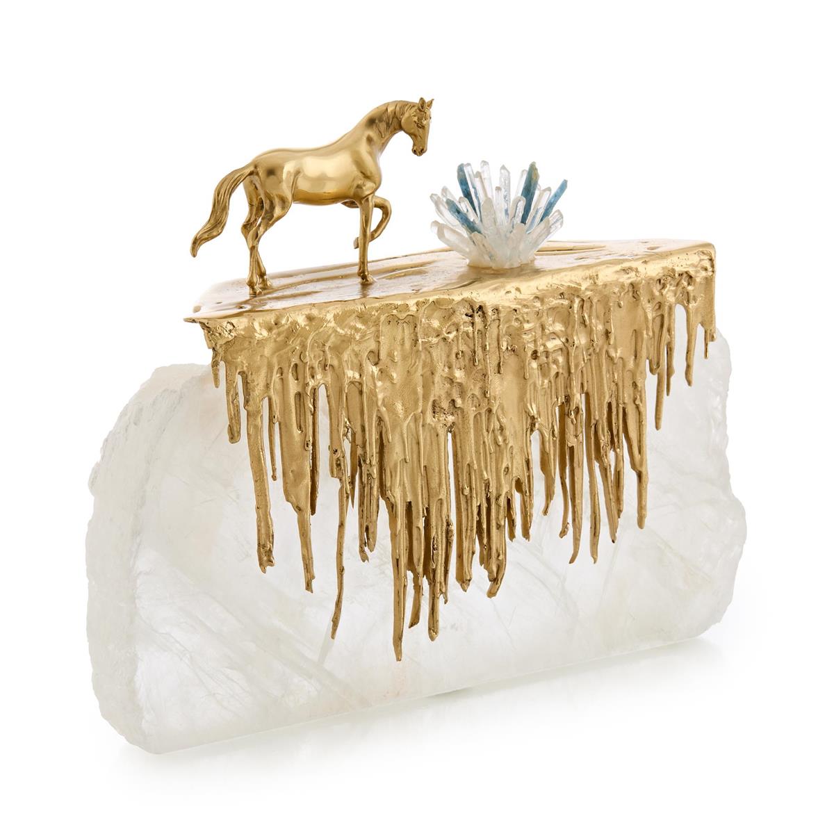 Prairie Sculpture on Selenite – Art by John Richard | Sutter & Vale