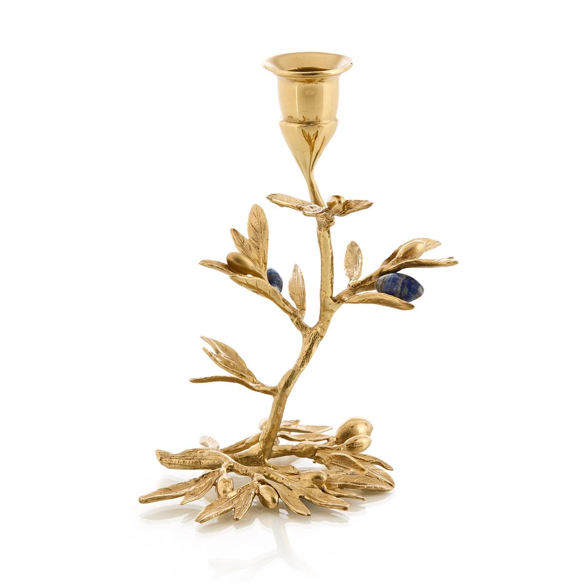 Brass Flora Candleholder, Large – Art by John Richard | Sutter & Vale