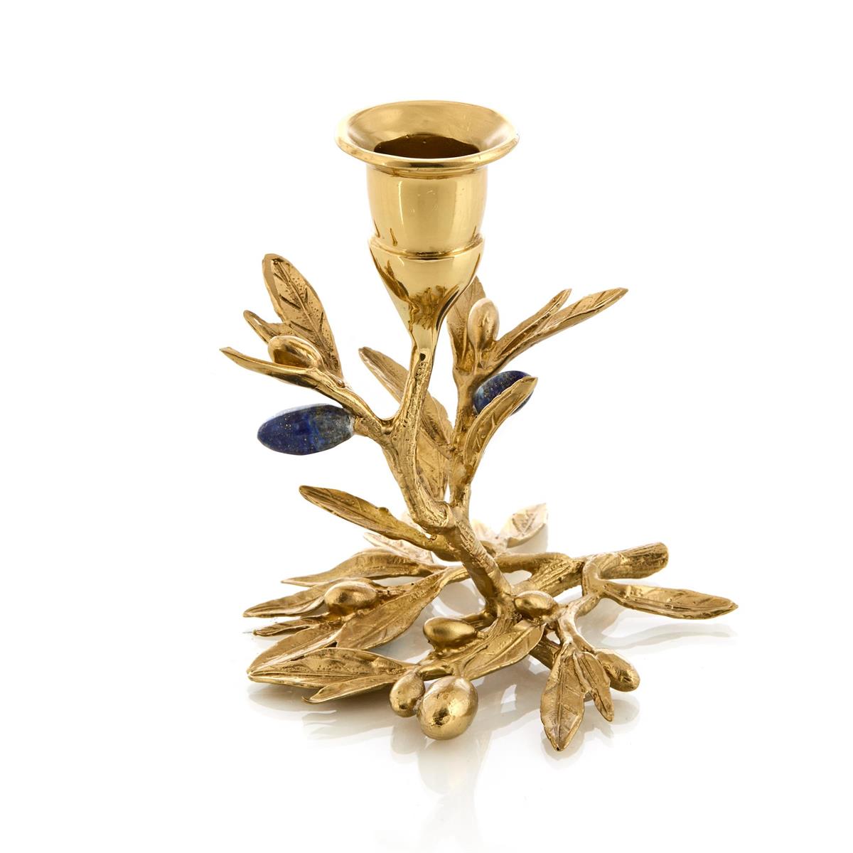 Brass Flora Candleholder, Small – Art by John Richard | Sutter & Vale