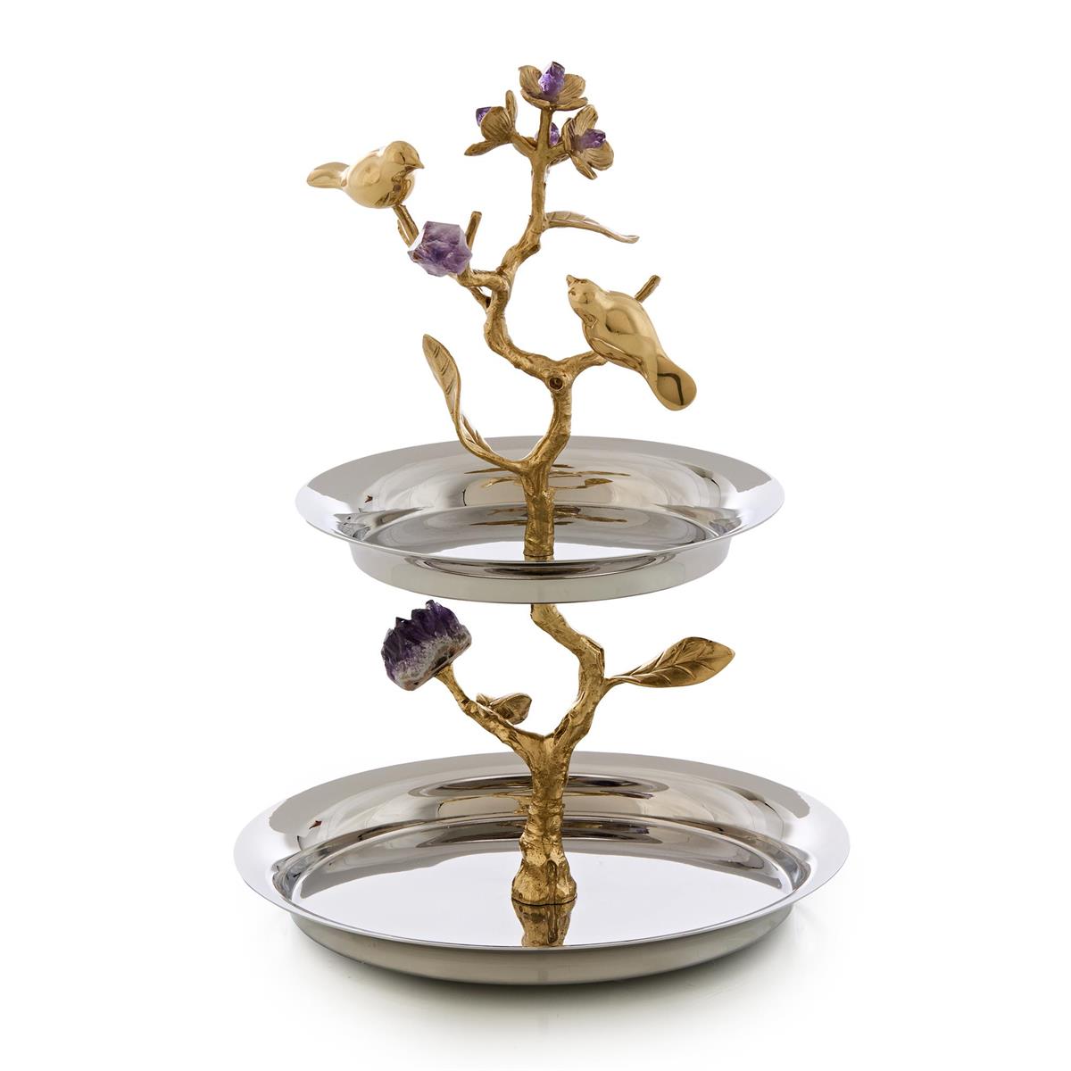 Golden Grove Tiered Serving Tray