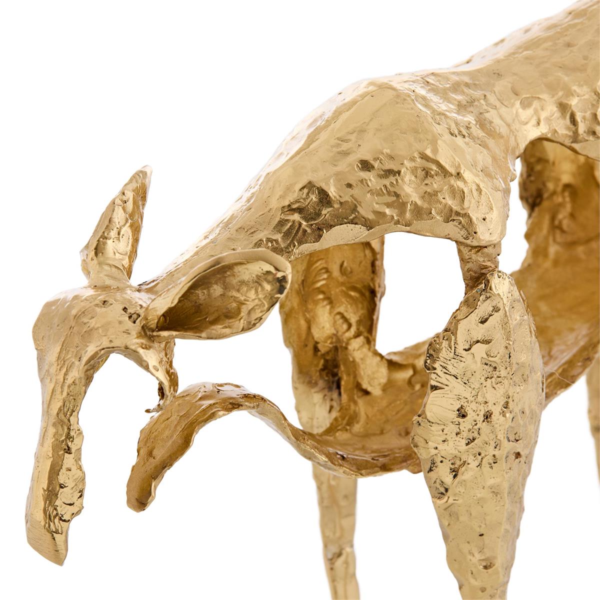 Abstract Moose Sculpture on Selenite II – Art by John Richard | Sutter & Vale