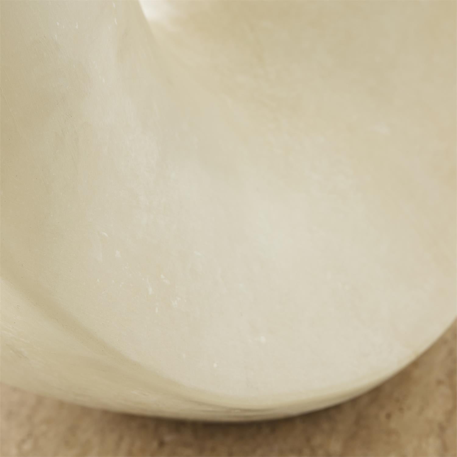 Abstract Loop Sculpture on Marble