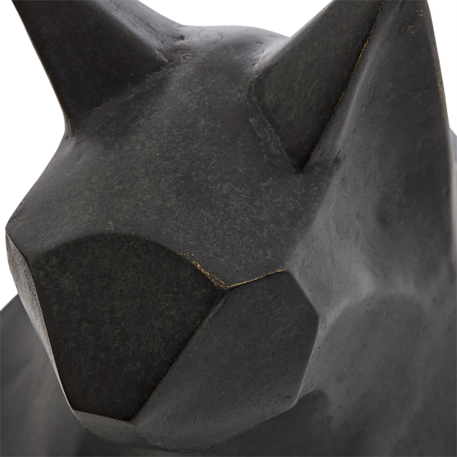 Faceted Cat Sculpture