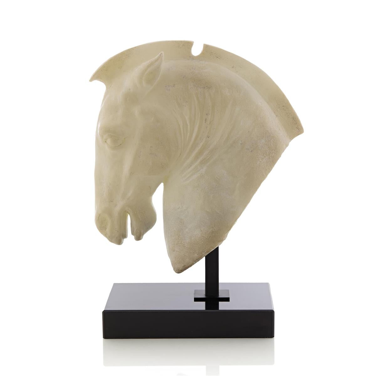 Stallion Bust on Marble – Art by John Richard | Sutter & Vale