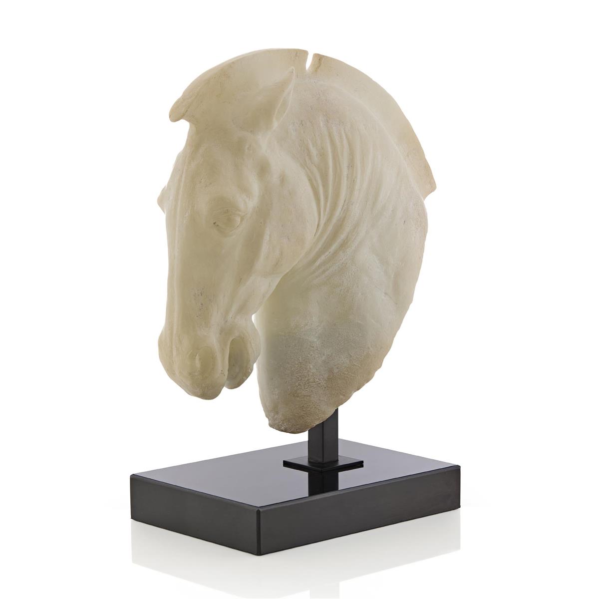 Stallion Bust on Marble – Art by John Richard | Sutter & Vale