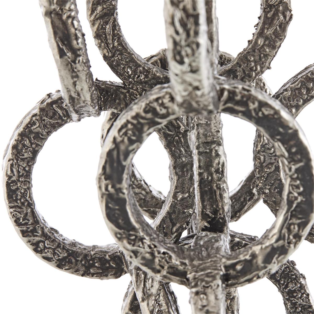 Iron Chain Sculpture on Marble by John Richard | Sutter & Vale