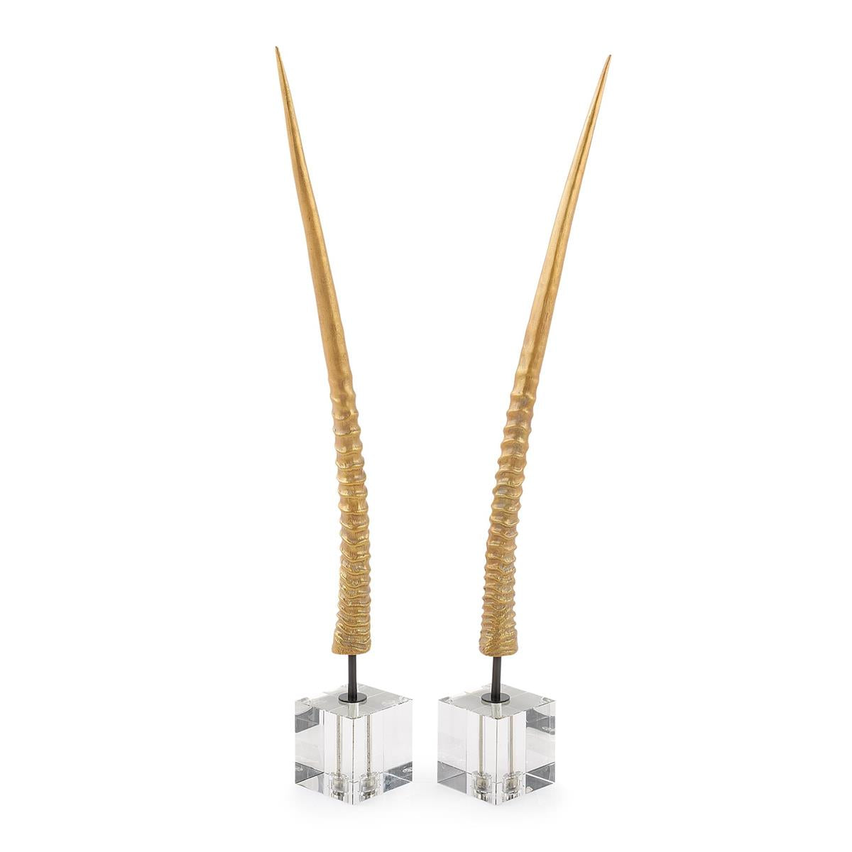 Horn Sculptures, Set of 2 by John Richard | Sutter & Vale