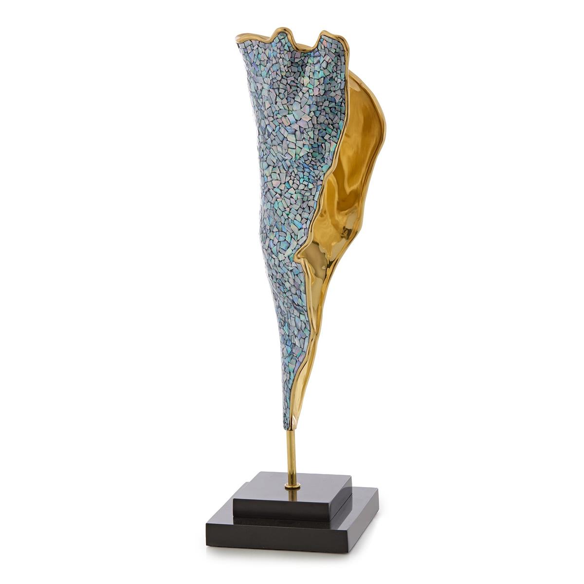 Astral Veil Sculpture on Marble, Large by John Richard | Sutter & Vale