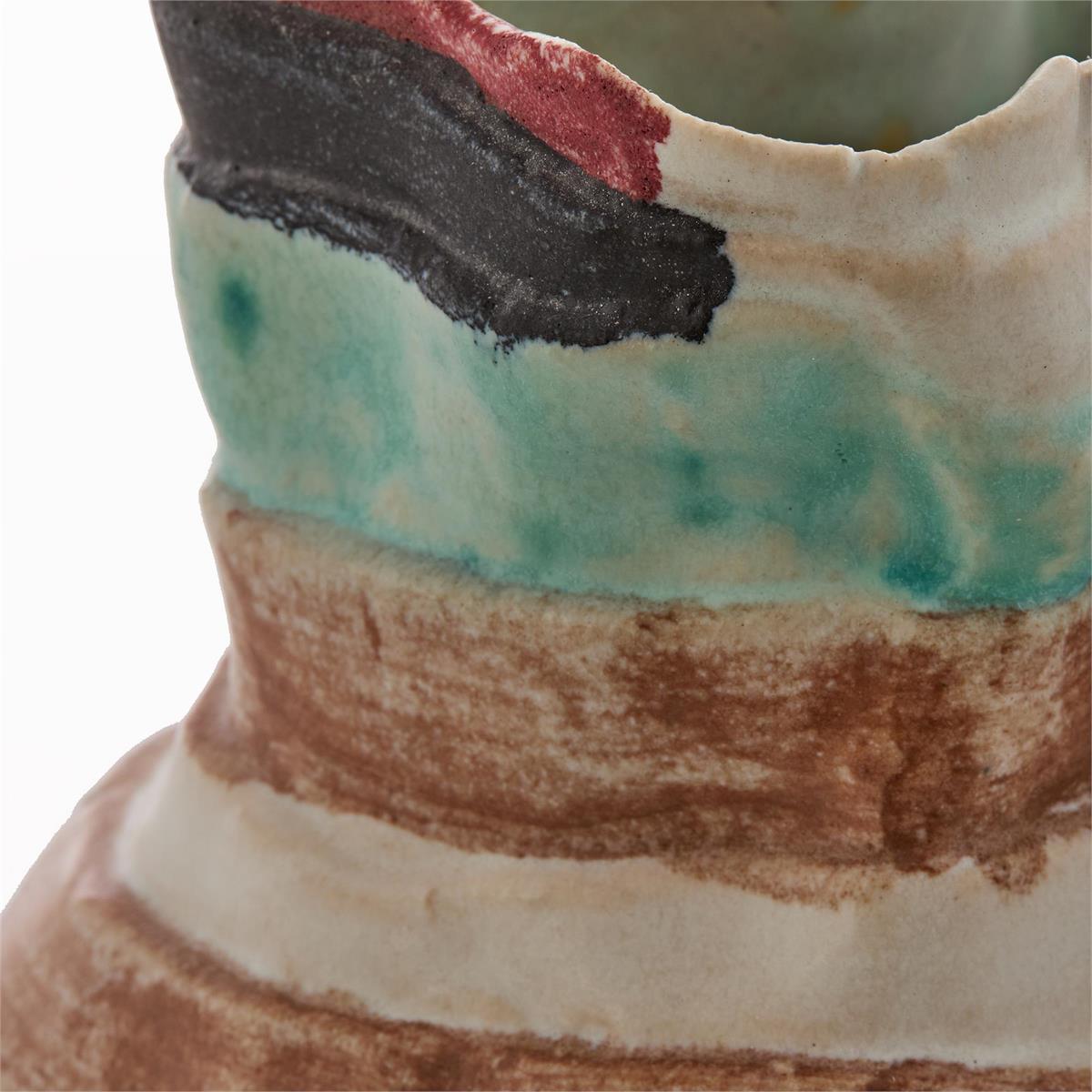 Chromatic Strata Vase, Wide by John Richard | Sutter & Vale