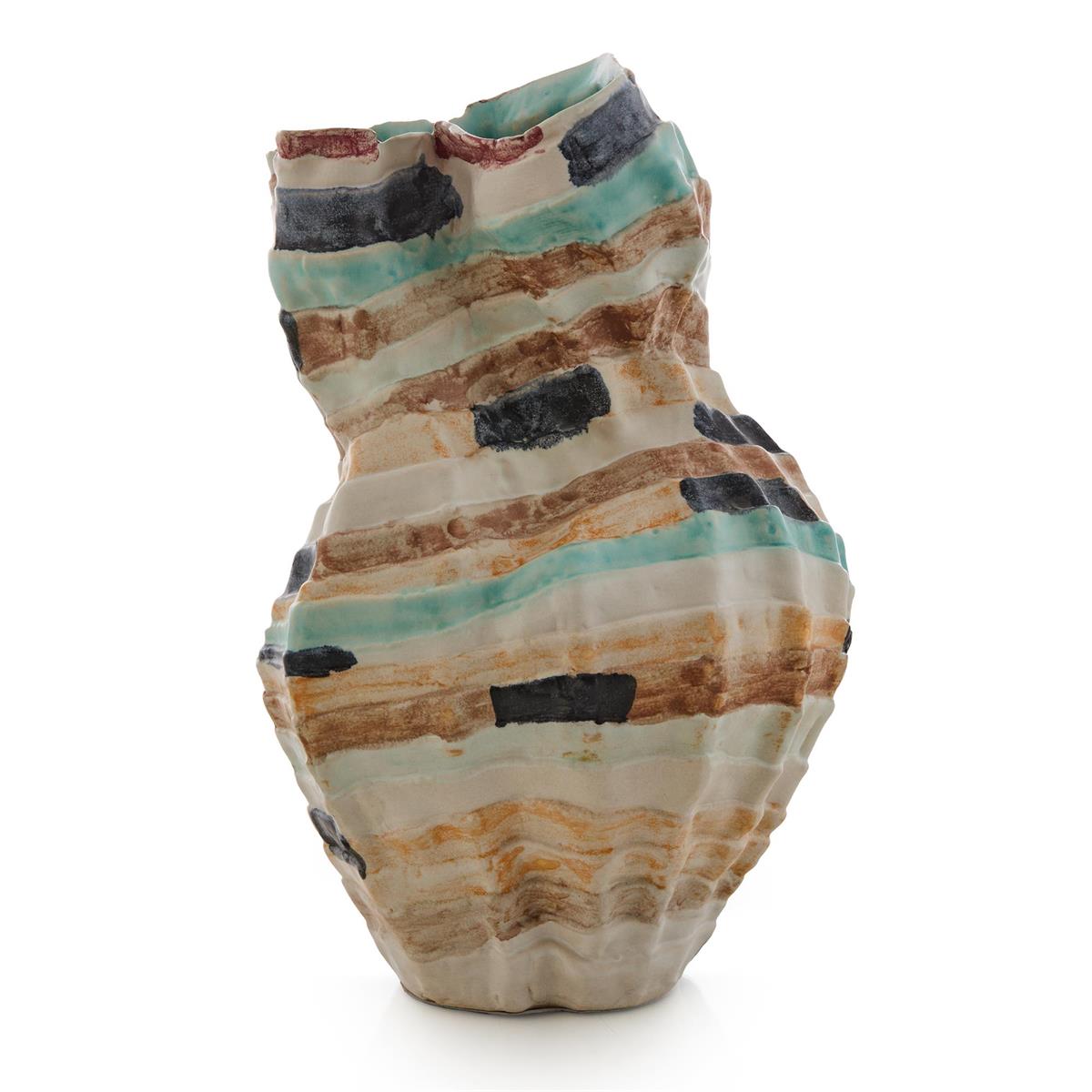 Chromatic Strata Vase, Tall by John Richard | Sutter & Vale