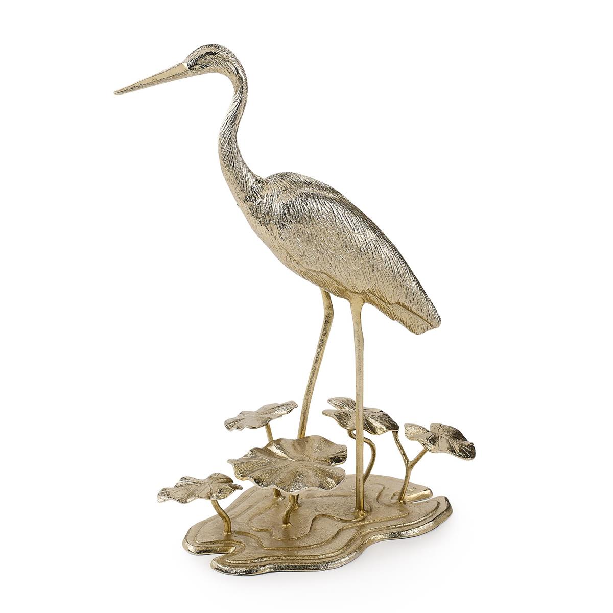 Wading Heron Sculpture by John Richard | Sutter & Vale