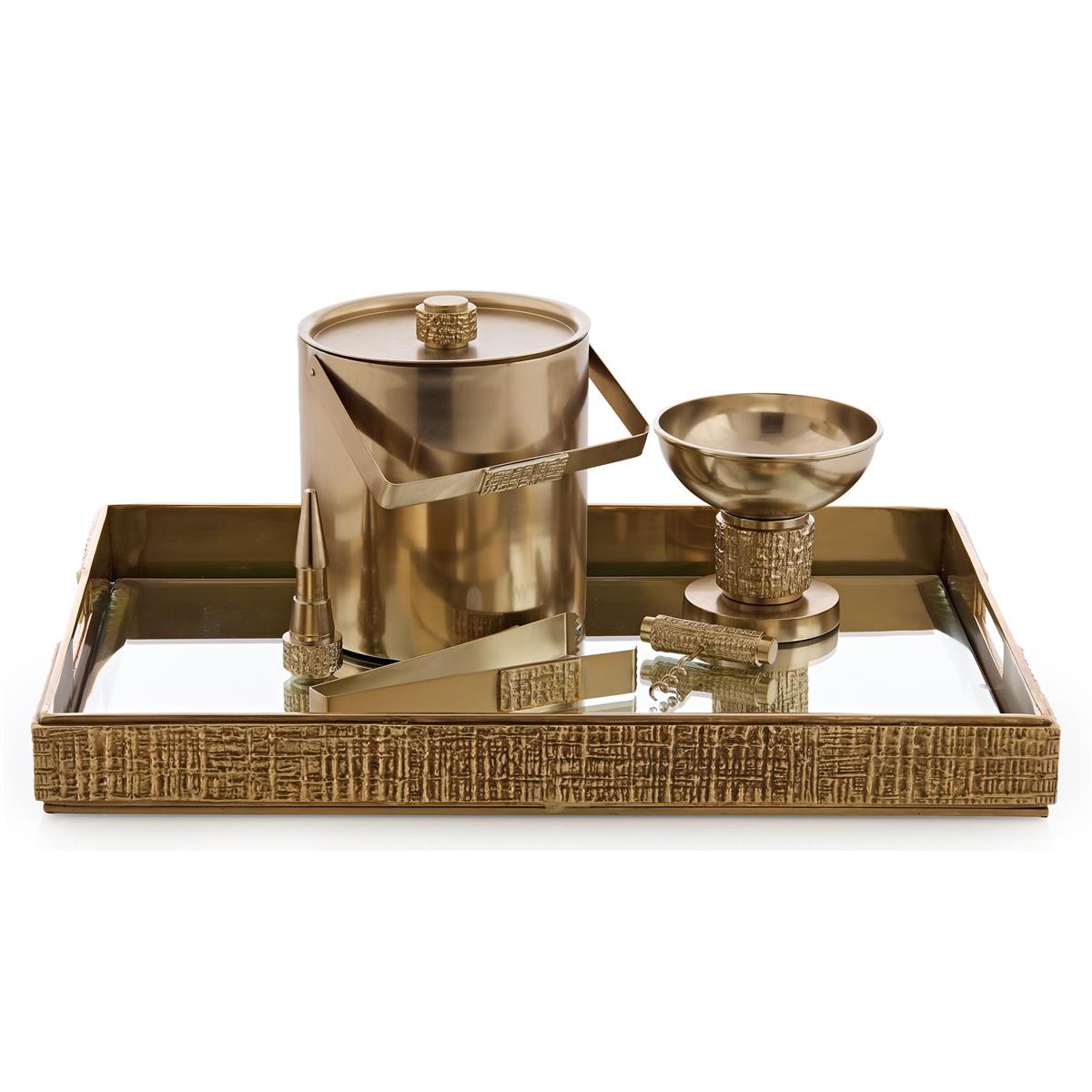 Guild Bar Set, Set of 6 Brass by John Richard | Sutter & Vale