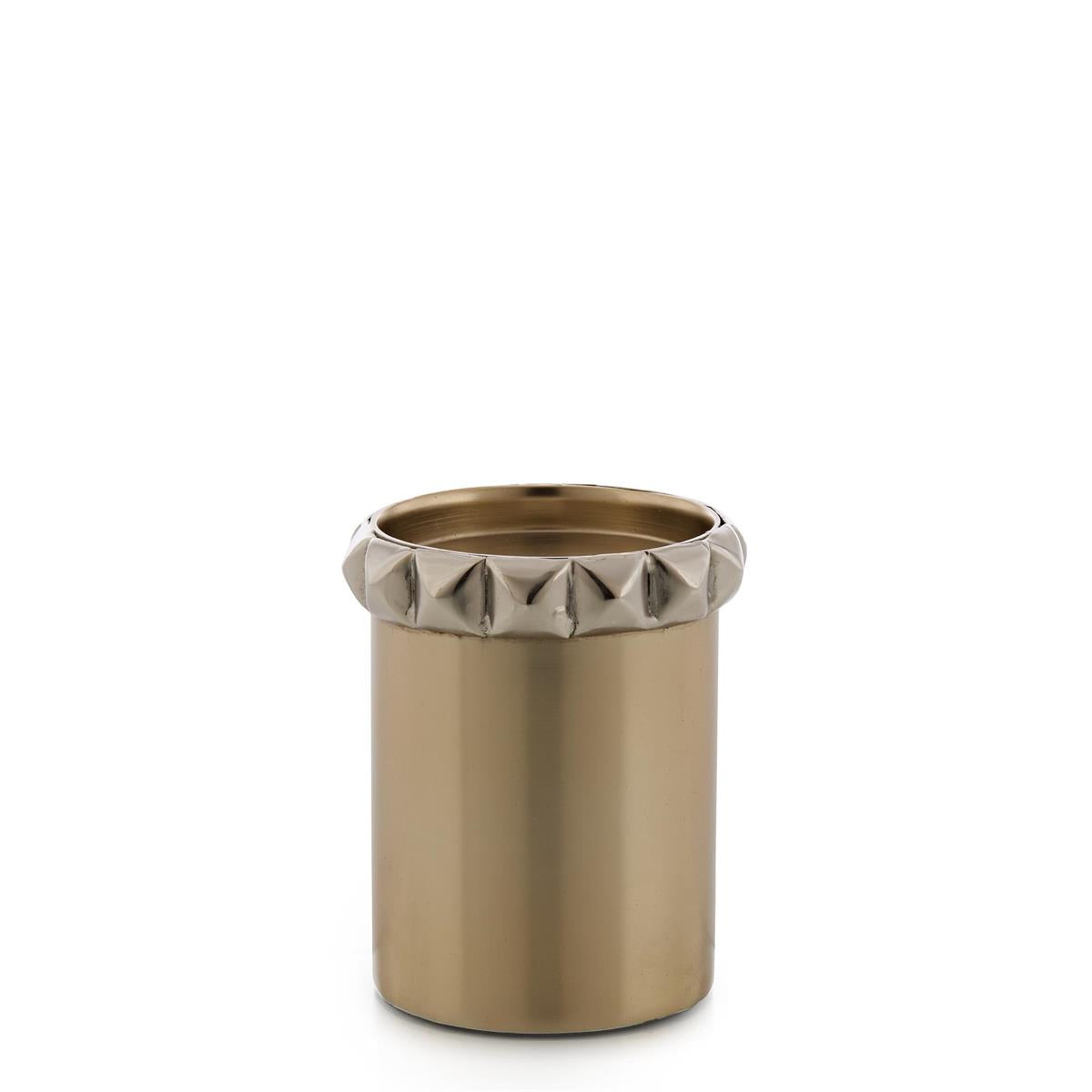 Studded Candleholder, Small Champagne by John Richard | Sutter & Vale