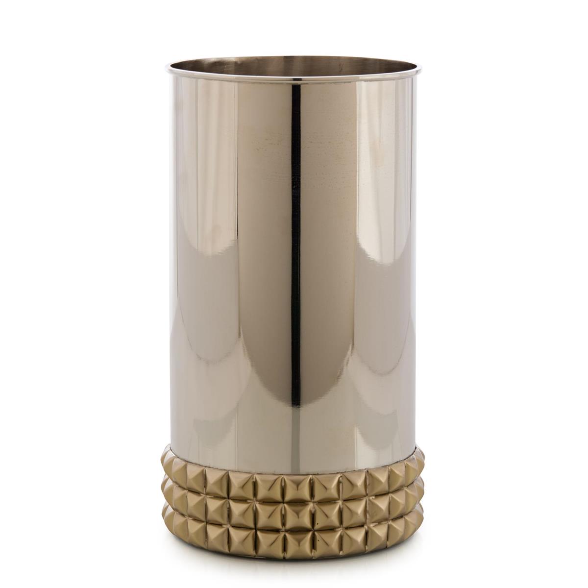Studded Vase, Tall Nickel by John Richard | Sutter & Vale