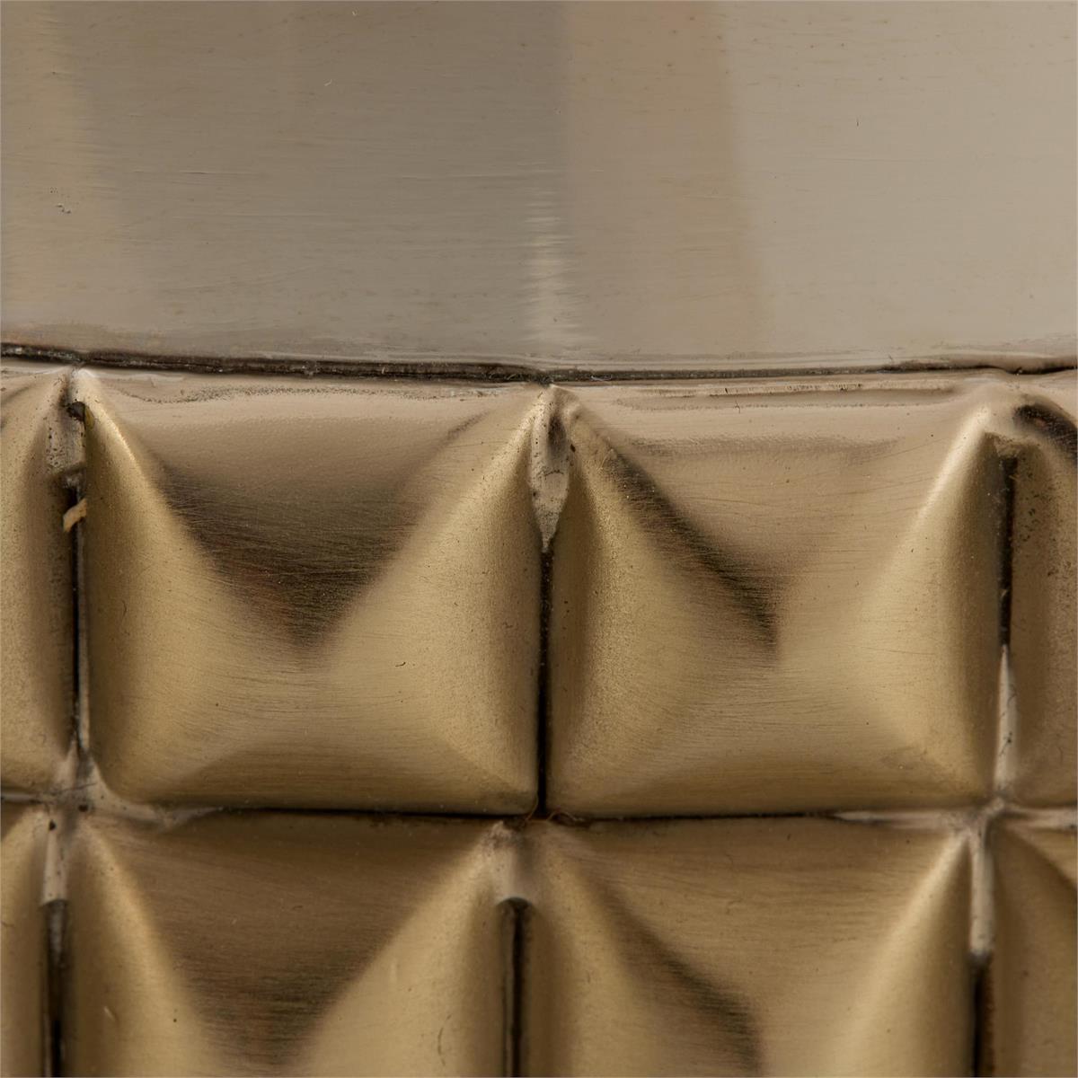 Studded Vase, Wide Nickel by John Richard | Sutter & Vale