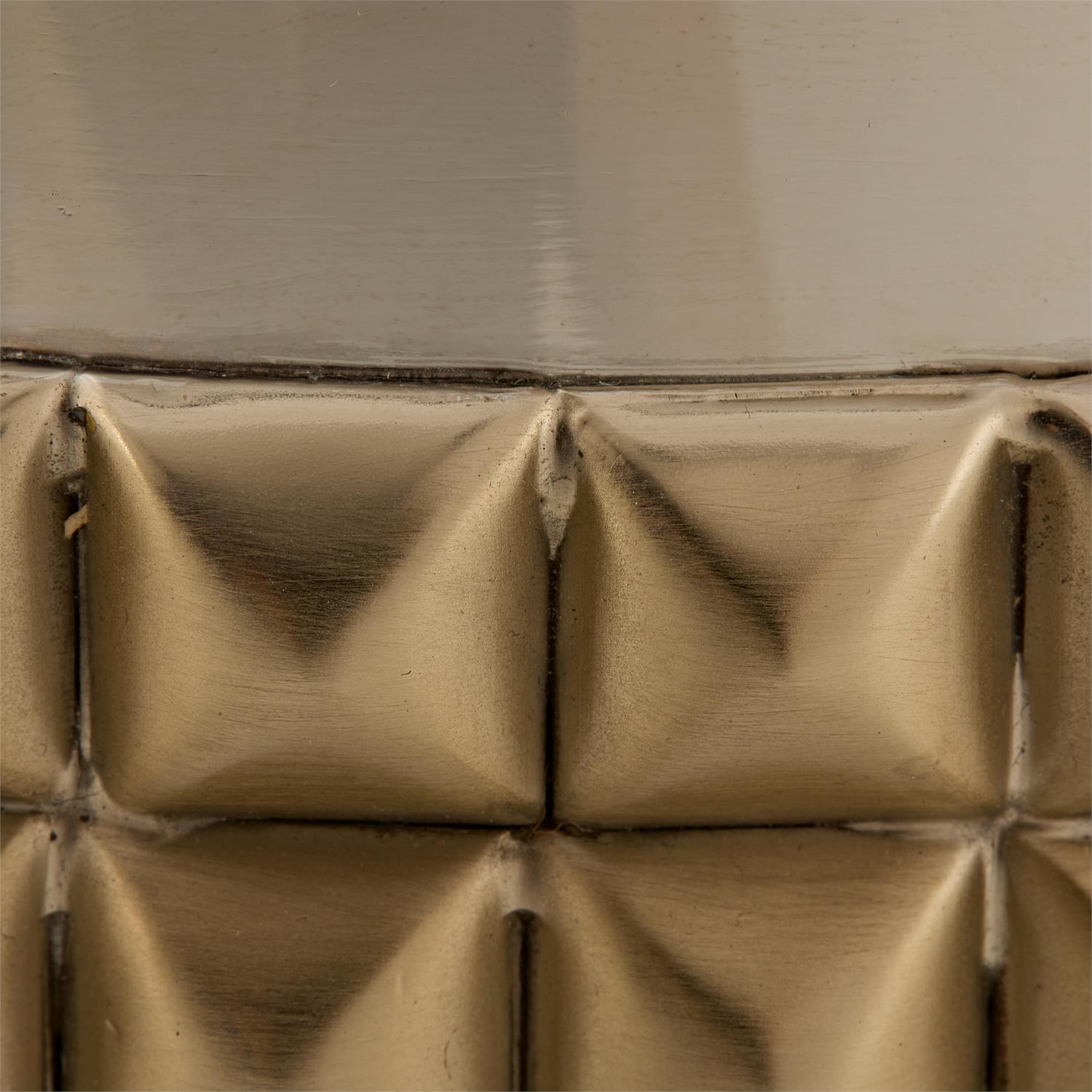 Studded Vase, Wide Nickel