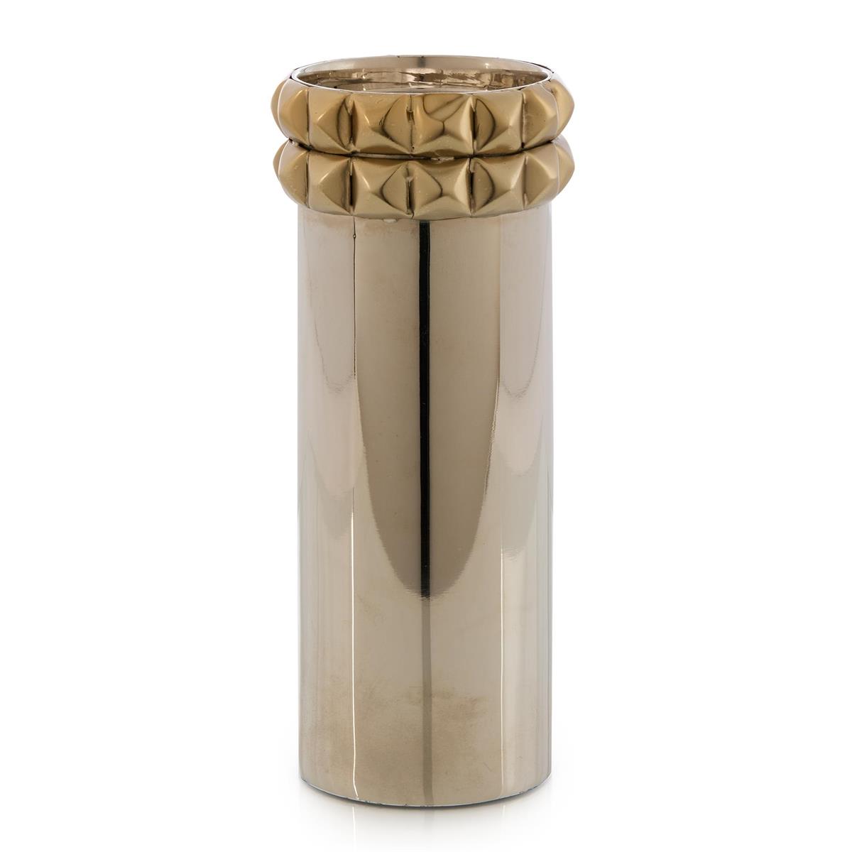 Studded Candleholder, Large Nickel by John Richard | Sutter & Vale