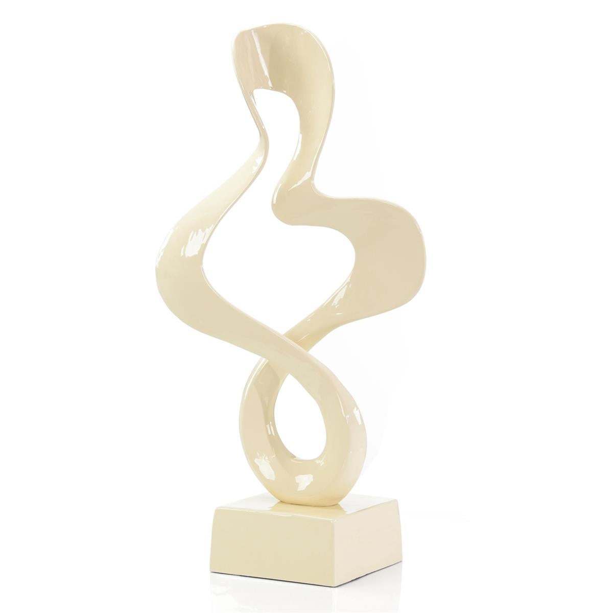 Cream Enamel Sculpture by John Richard | Sutter & Vale