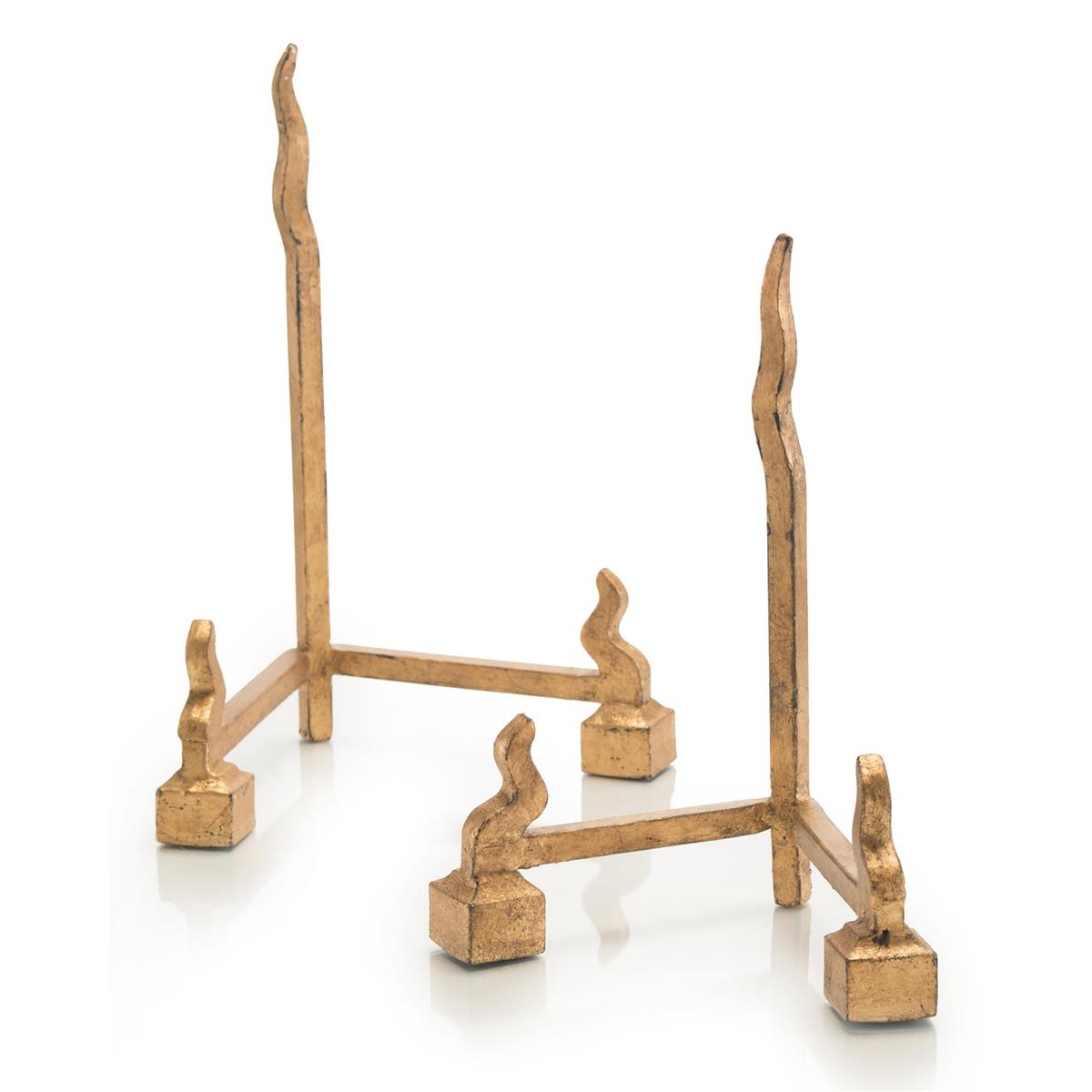 Set Of Two Forged Charger Stands – Art by John Richard | Sutter & Vale