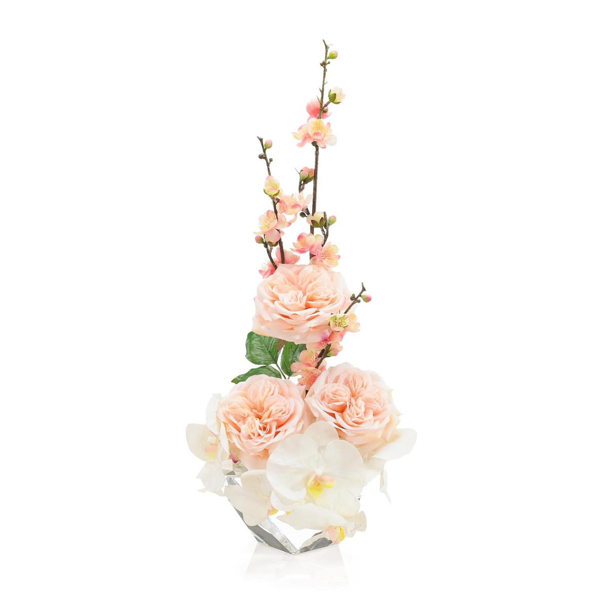 Pink Rose Blossoms – Art by John Richard | Sutter & Vale