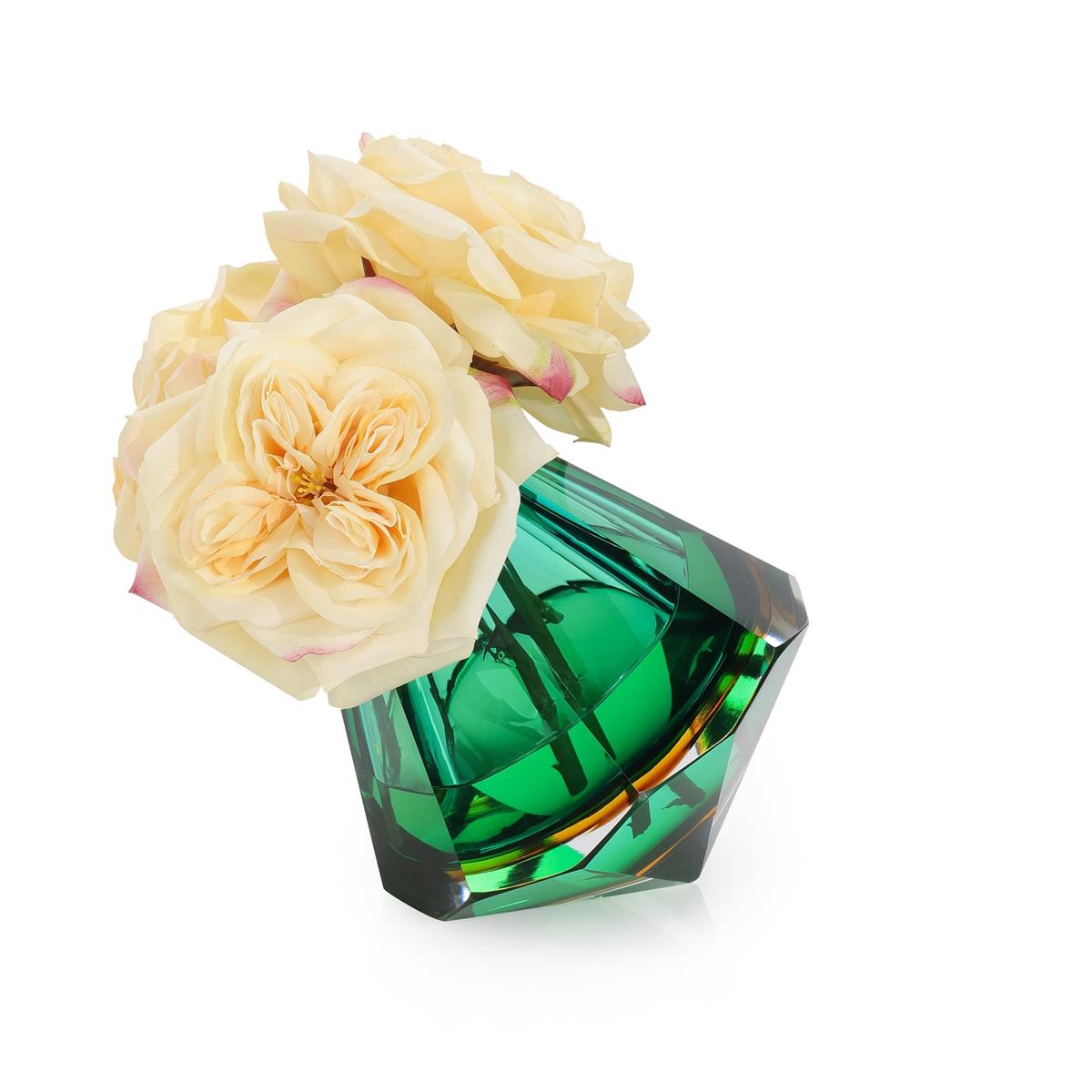 Emerald Art Glass and Roses by John Richard | Sutter & Vale