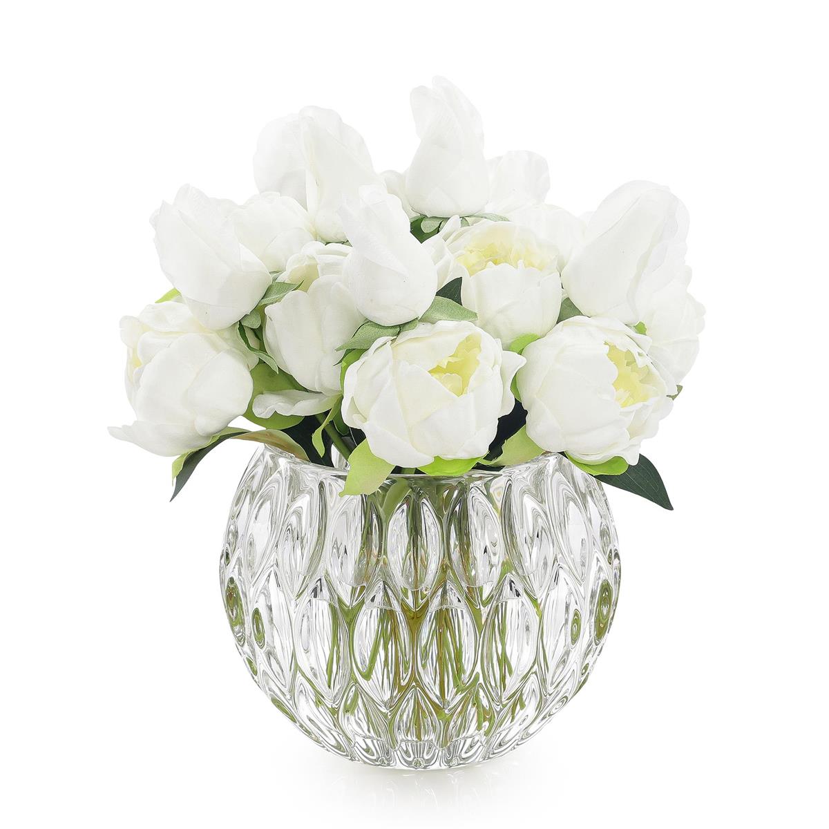 Winter White Peonies – Art by John Richard | Sutter & Vale