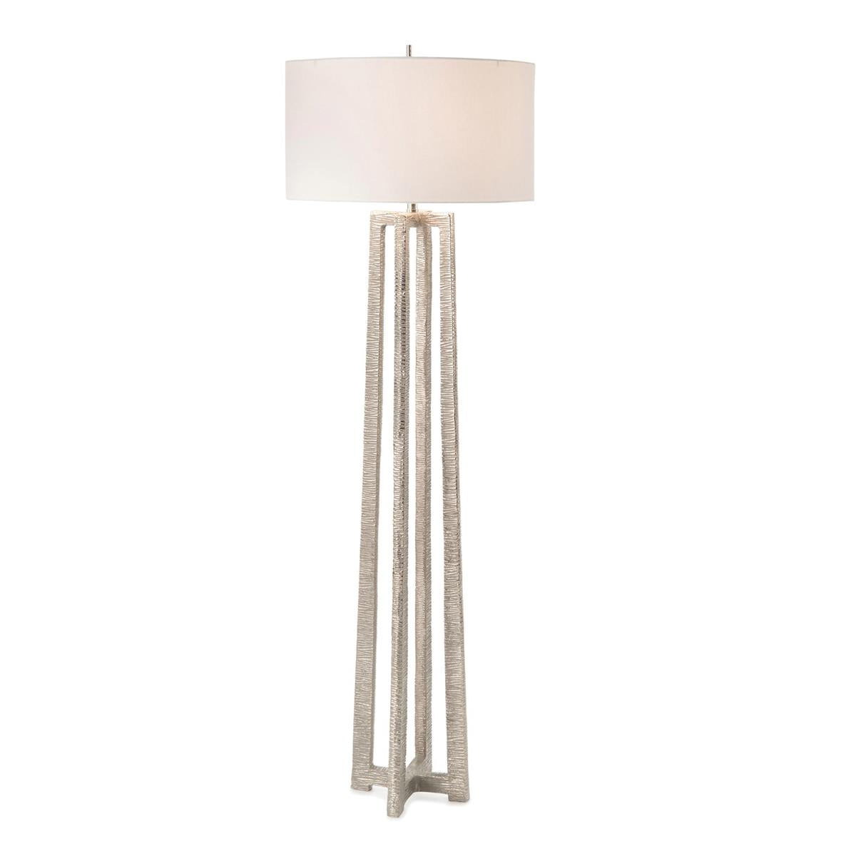 Nickel-Plated Floor Lamp – Floor Lamps by John Richard | Sutter & Vale