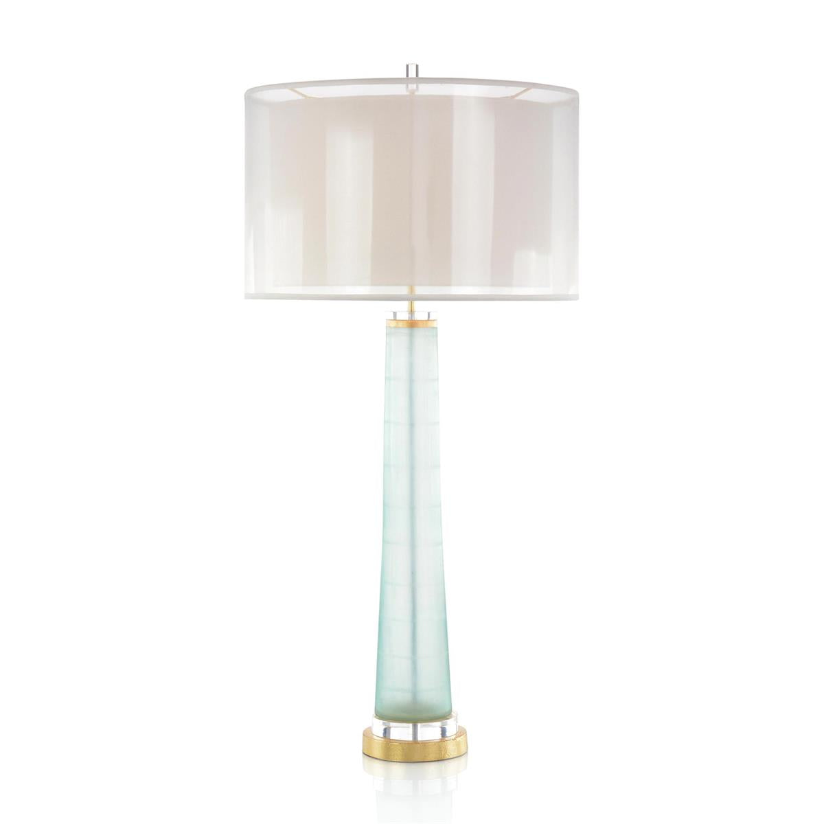 Pale Aqua and Gold Table Lamp – Table Lamps by John Richard | Sutter & Vale