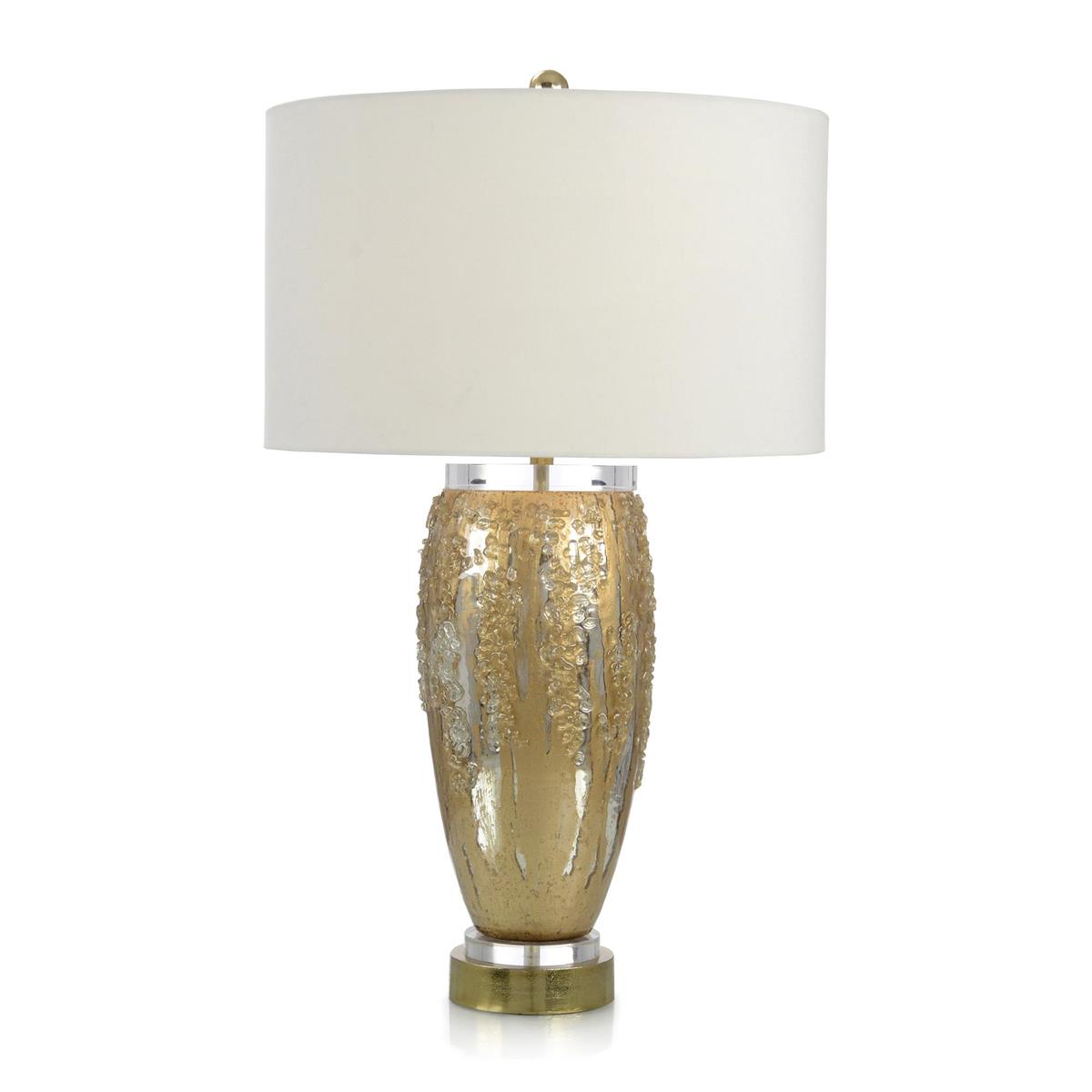 Silver and Gold Glass Table Lamp – Table Lamps by John Richard | Sutter & Vale