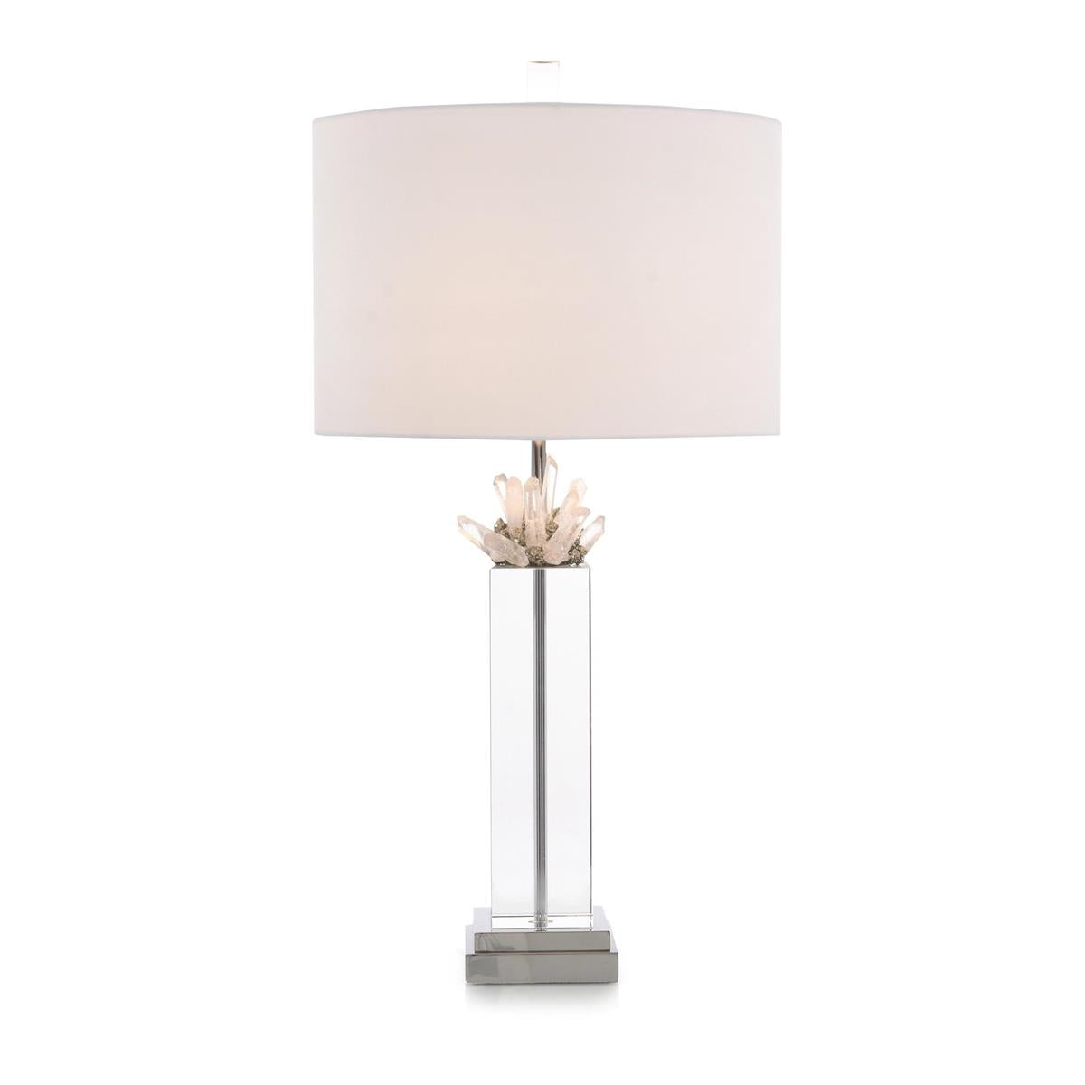 Quartz and Pyrite on Crystal Table Lamp – Table Lamps by John Richard | Sutter & Vale