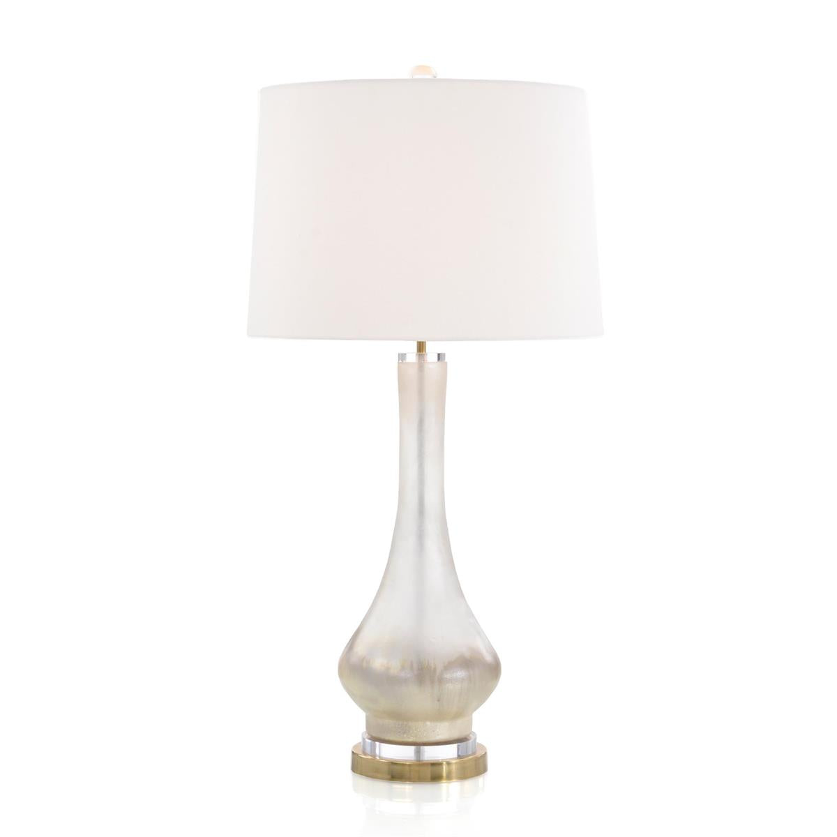 Luminescent White Table Lamp – Table Lamps by John Richard | Sutter & Vale