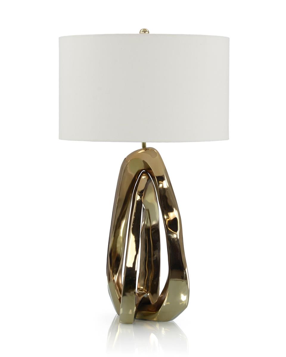 Amorphic Table Lamp, Brass – Table Lamps by John Richard | Sutter & Vale