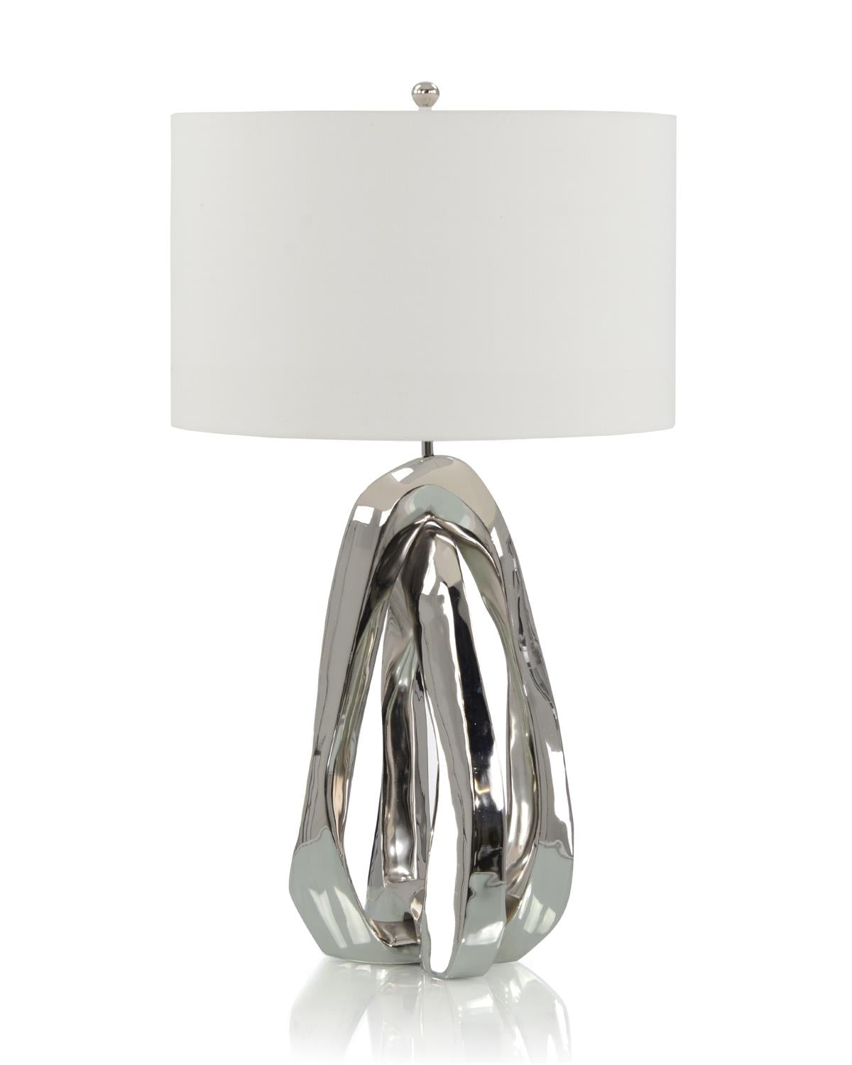 Amorphic Table Lamp, Nickel