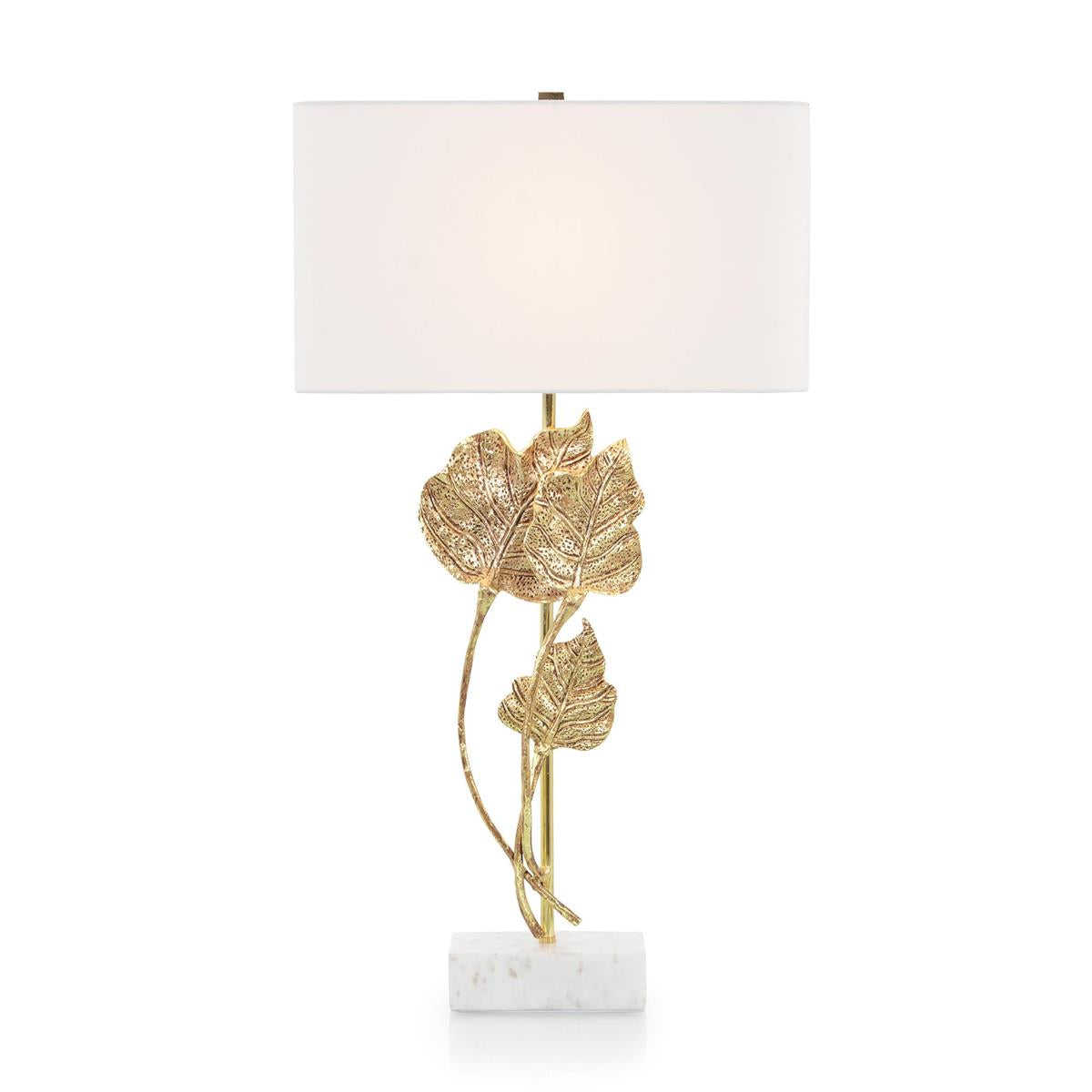 Antique Gold Leaf Table Lamp – Table Lamps by John Richard | Sutter & Vale