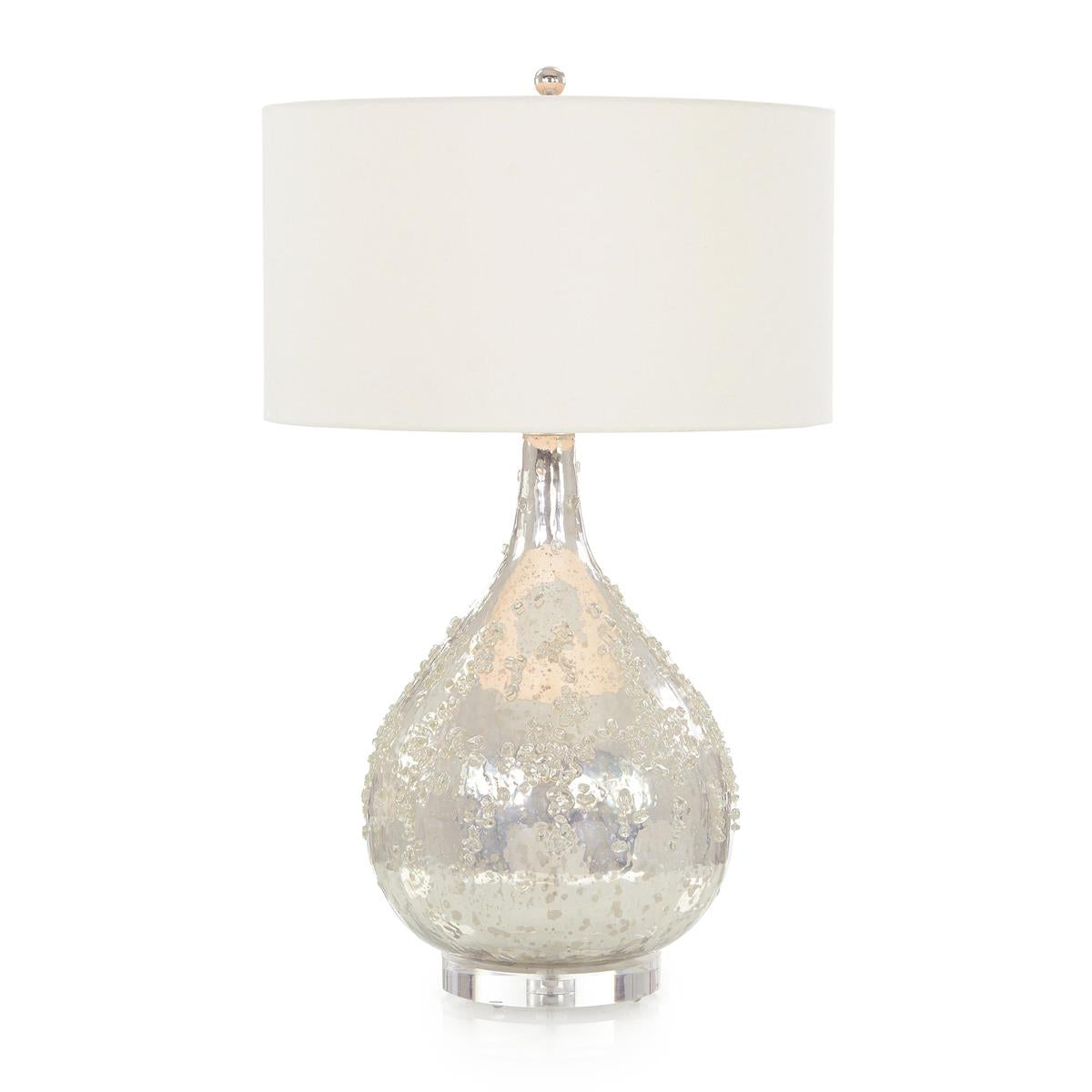 Silver Glass Table Lamp – Table Lamps by John Richard | Sutter & Vale