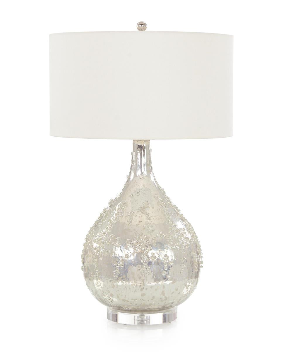 Silver Glass Table Lamp – Table Lamps by John Richard | Sutter & Vale