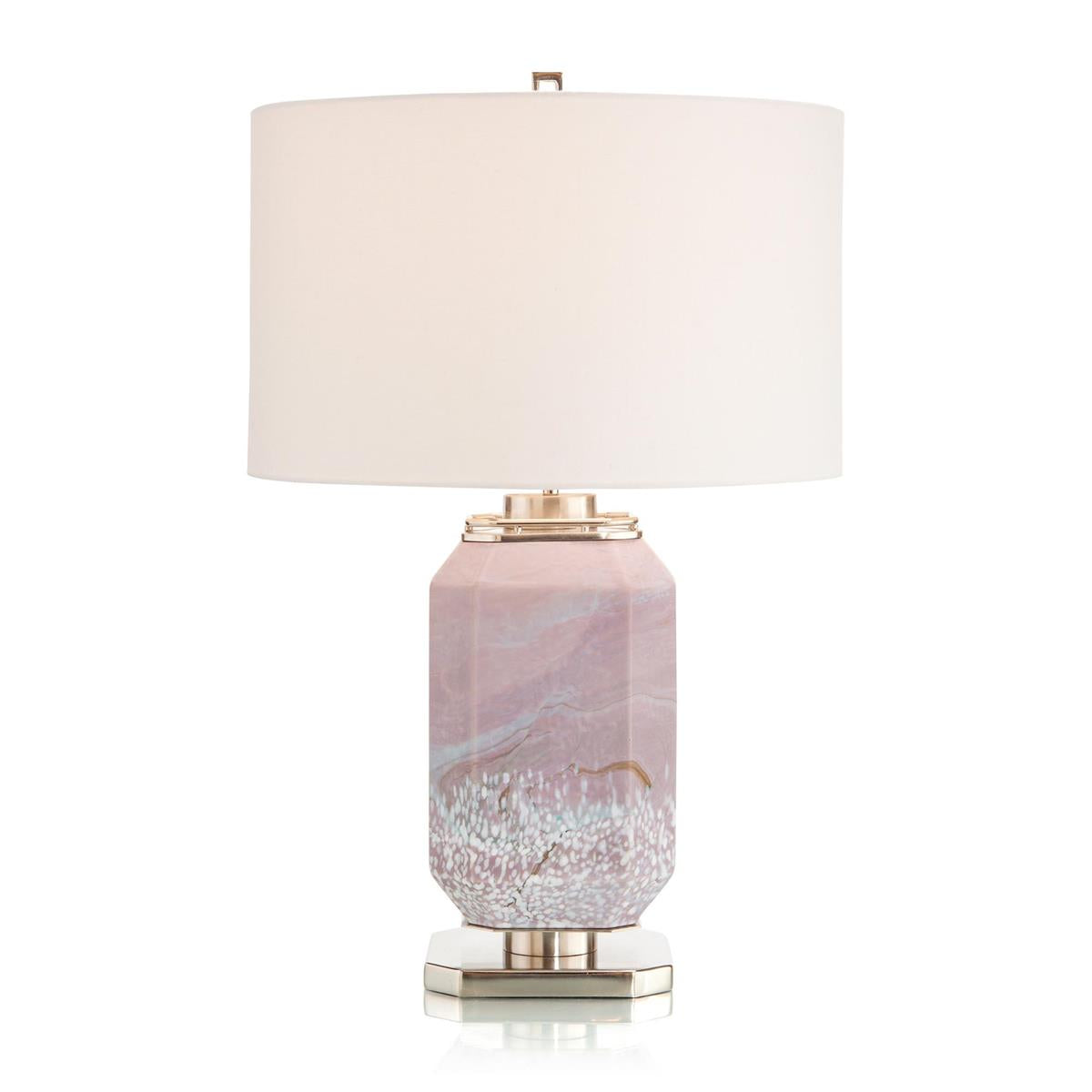 Marbled Mauve Table Lamp – Table Lamps by John Richard | Sutter & Vale