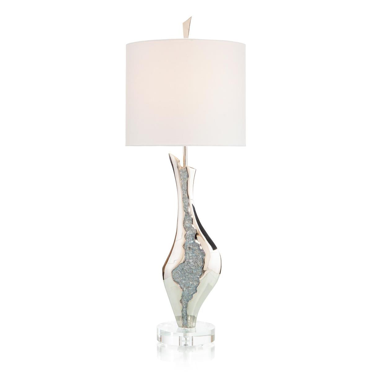 Glass Geode Table Lamp – Table Lamps by John Richard | Sutter & Vale