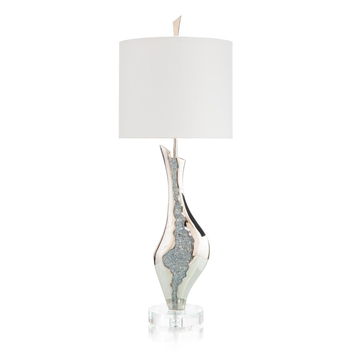 Glass Geode Table Lamp – Table Lamps by John Richard | Sutter & Vale