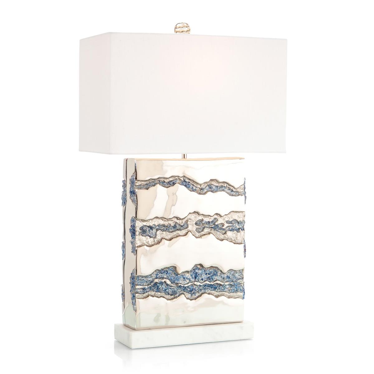 Glass Geode Table Lamp – Table Lamps by John Richard | Sutter & Vale