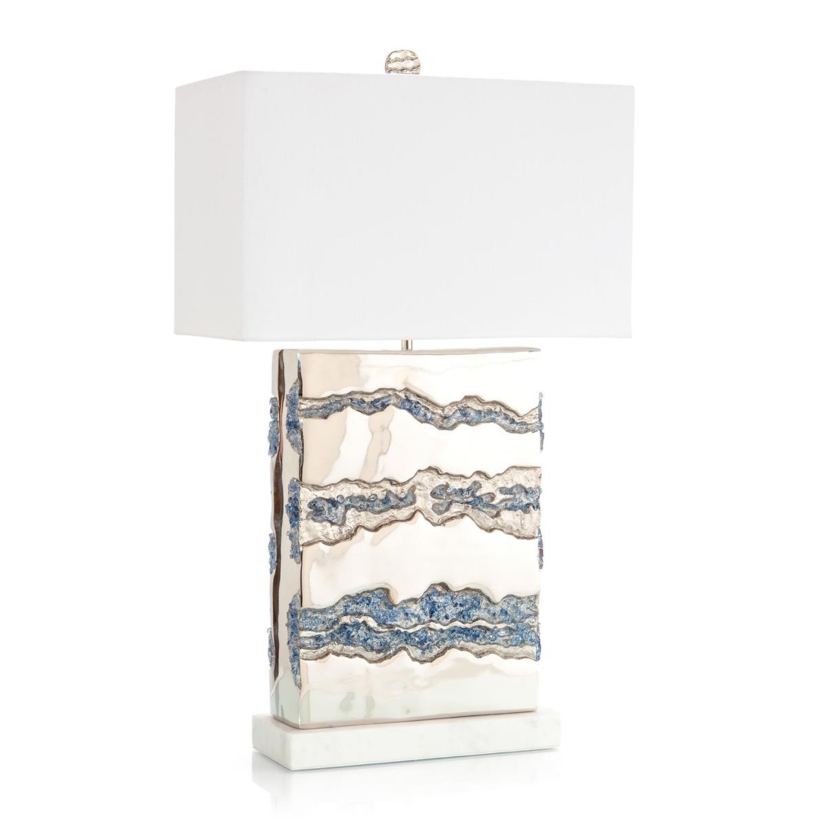 Glass Geode Table Lamp – Table Lamps by John Richard | Sutter & Vale